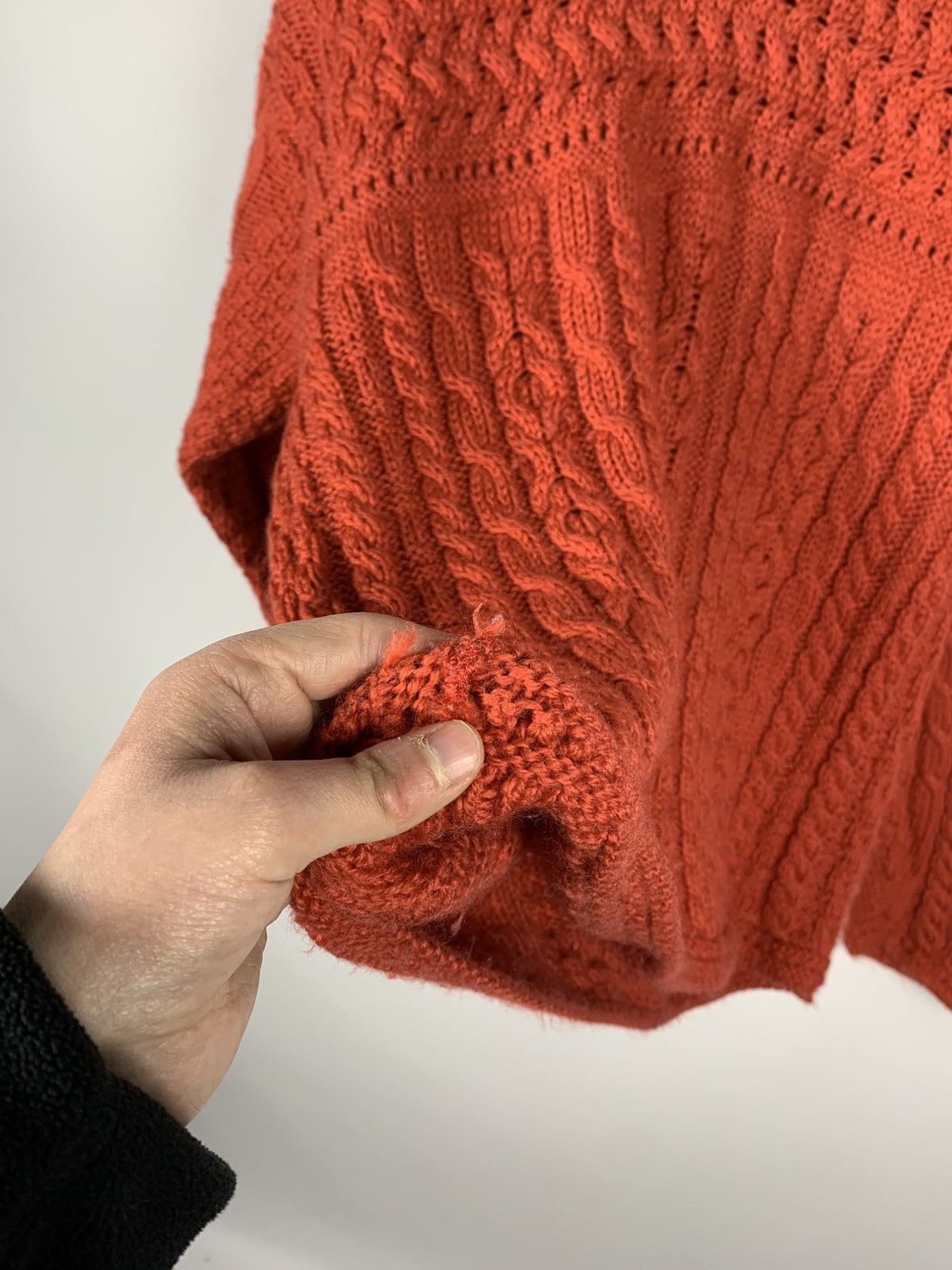 Carraig Donn Irish Carraig Donn Cable Knit Merino Wool Sweater Fisherma Size L / US 10 / IT 46 - 16 Thumbnail
