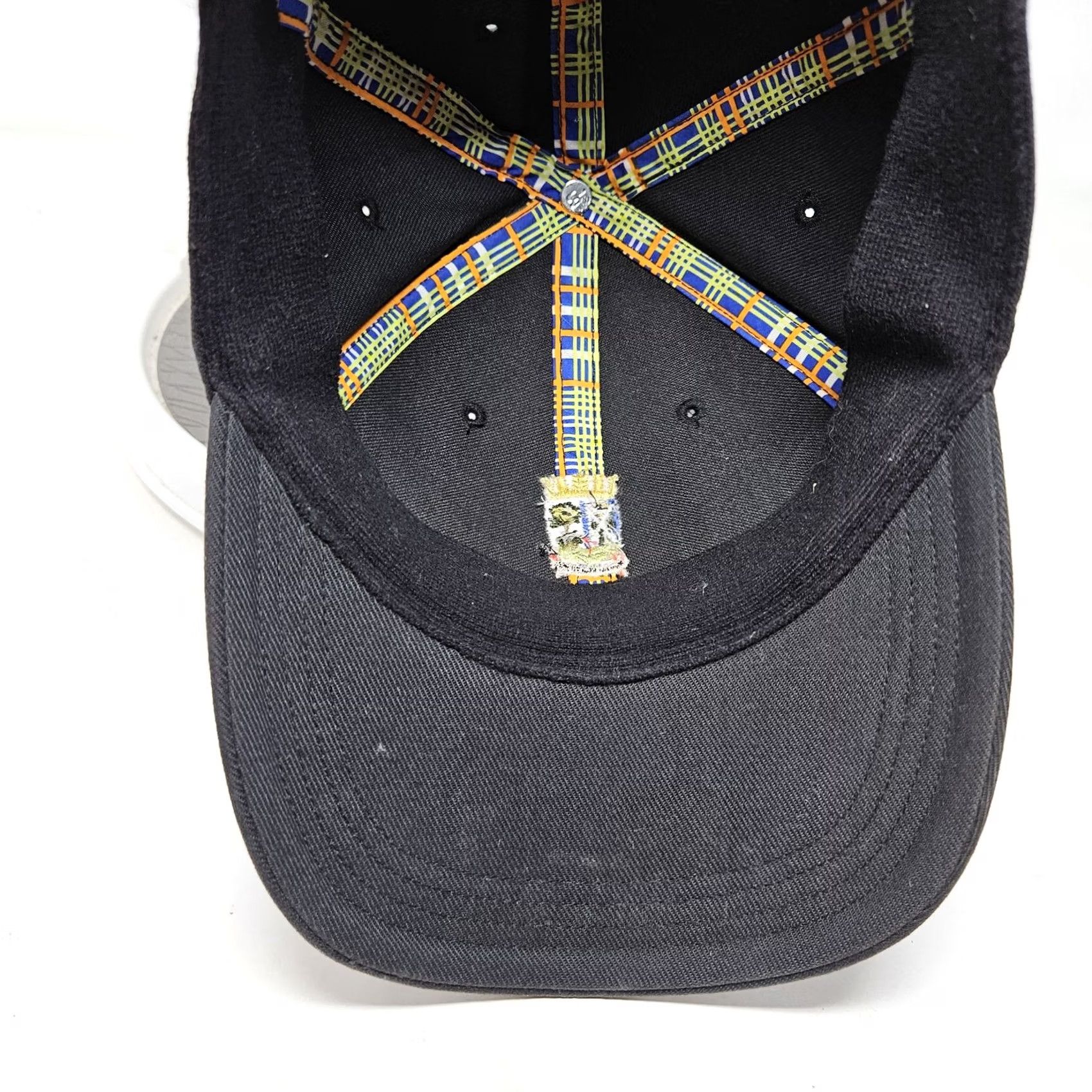 Vintage St Andrews of Scotland Hat Cap Fitted Mens Large Embroidered Golf Crest L XL Black Cotton Spandex Twill Baseball Cap Crown Mens Size ONE SIZE - 6 Thumbnail