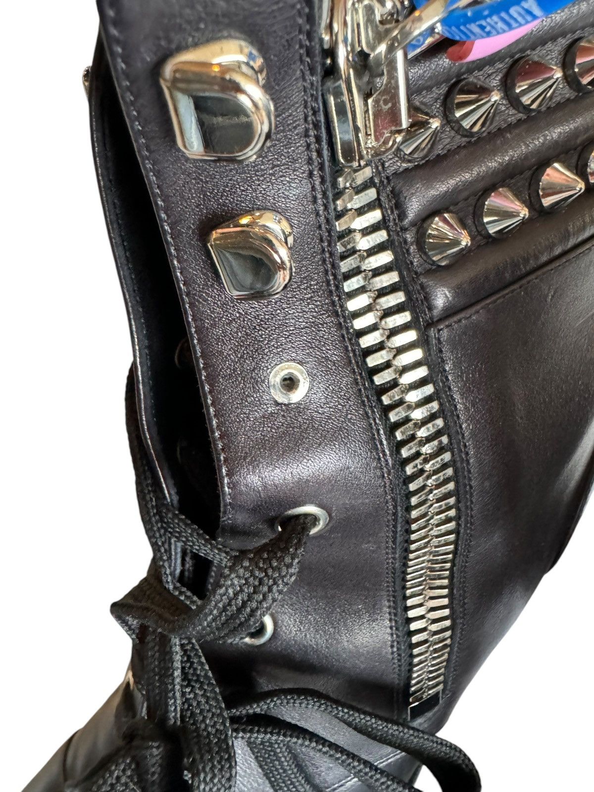 Christian Louboutin Stud Combat Boots Size US 11 / IT 41 - 6 Thumbnail