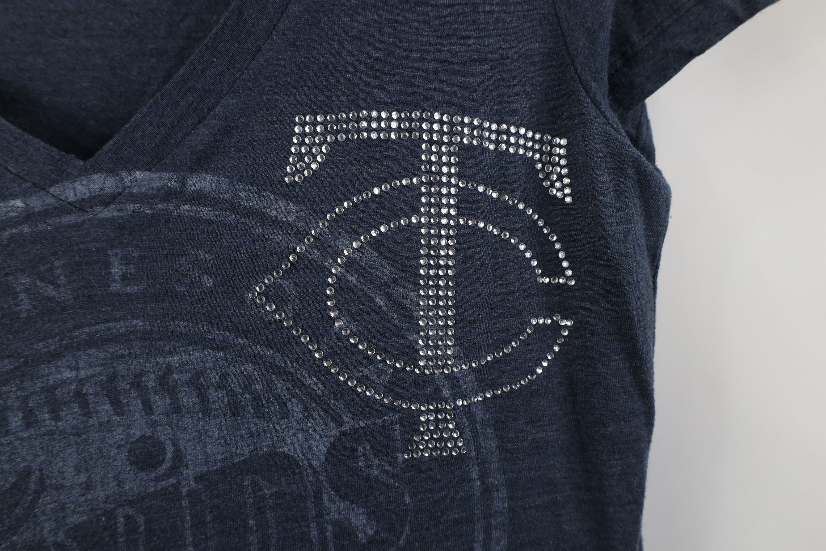 Vintage Retro Y2K Twins Baseball Jersey Knit V-Neck T-Shirt Size M / US 6-8 / IT 42-44 - 6 Thumbnail