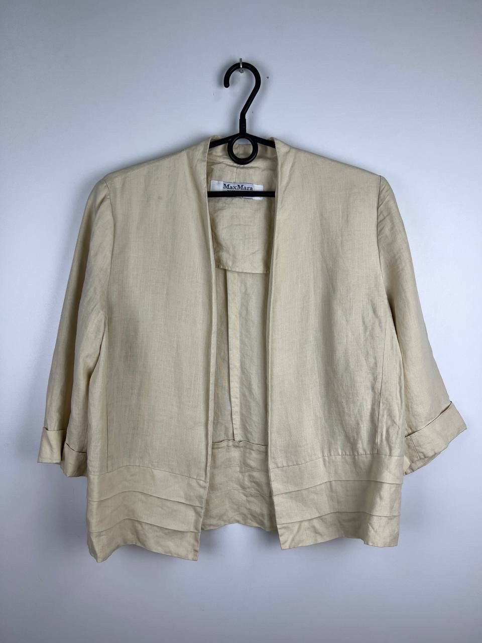 Vintage Max Mara vintage linen blazer woman’s size 8 Size S / US 4 / IT 40 - 1 Thumbnail