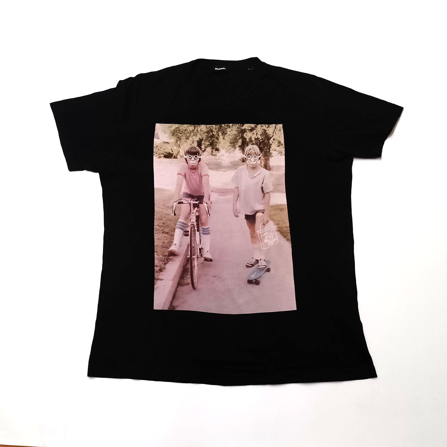 Diesel Diesel T-Joe-RV Black T-Shirt Size US L / EU 52-54 / 3 - 1 Thumbnail