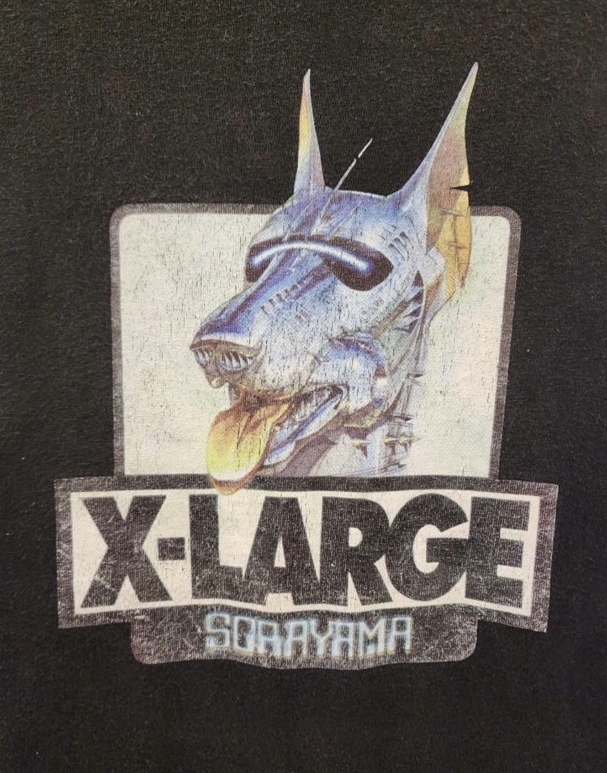 Club Sorayama × Xlarge XLARGE x Hajime Sorayama Robot Dog faded Tee Size US M / EU 48-50 / 2 - 3 Thumbnail