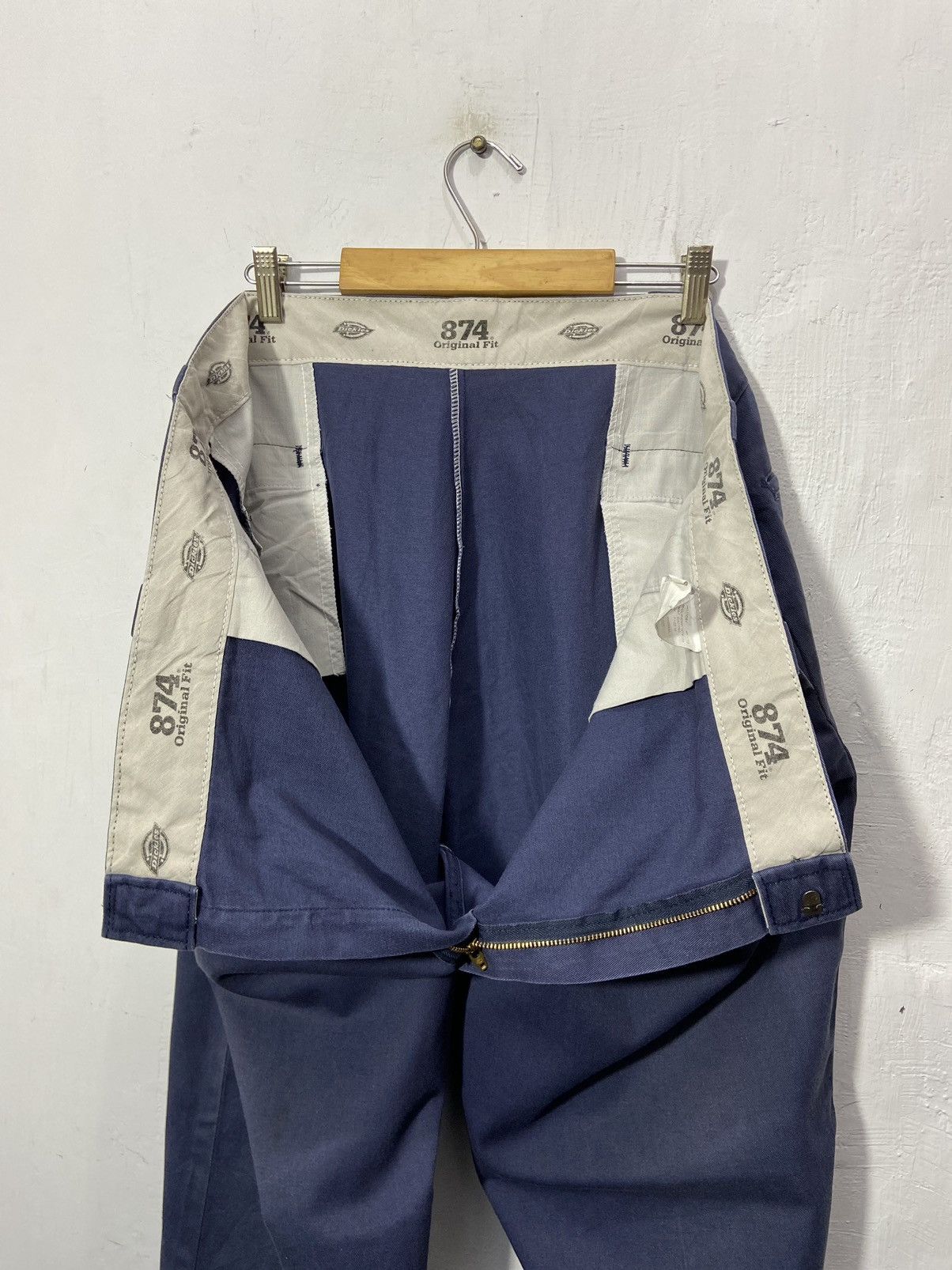 Dickies × JNCO Vintage Dickies 874 Baggy Long Pants Navy Washed Size US 44 / EU 60 - 6 Thumbnail