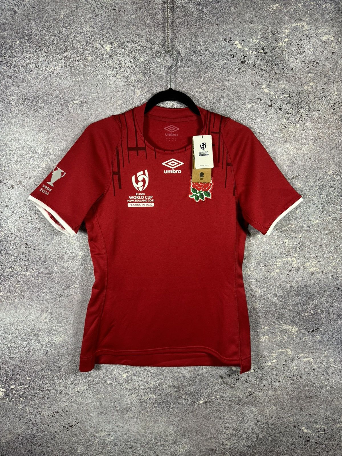 Umbro × Vintage England Rugby Jersey Women's (Size UK12) Umbro Alt World Cup Size US S / EU 44-46 / 1 - 1 Thumbnail