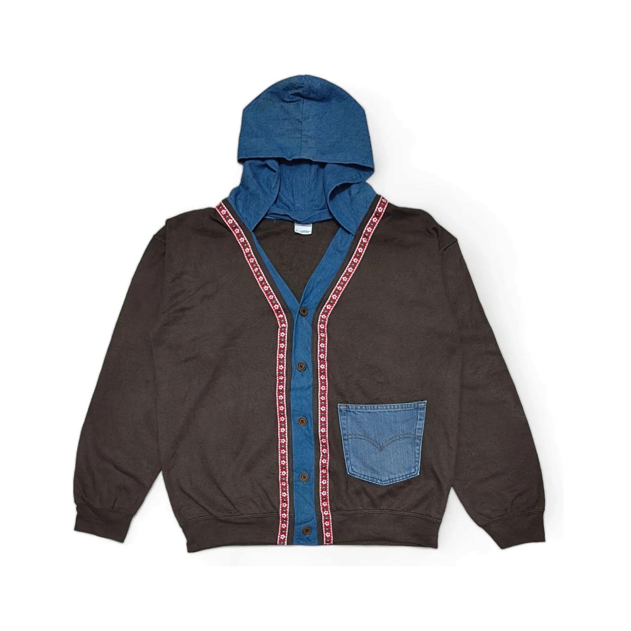 Other Bohemian Custom Reworked Gildan Tag Cardigan Shirt Hoodie Size US M / EU 48-50 / 2 - 1 Thumbnail