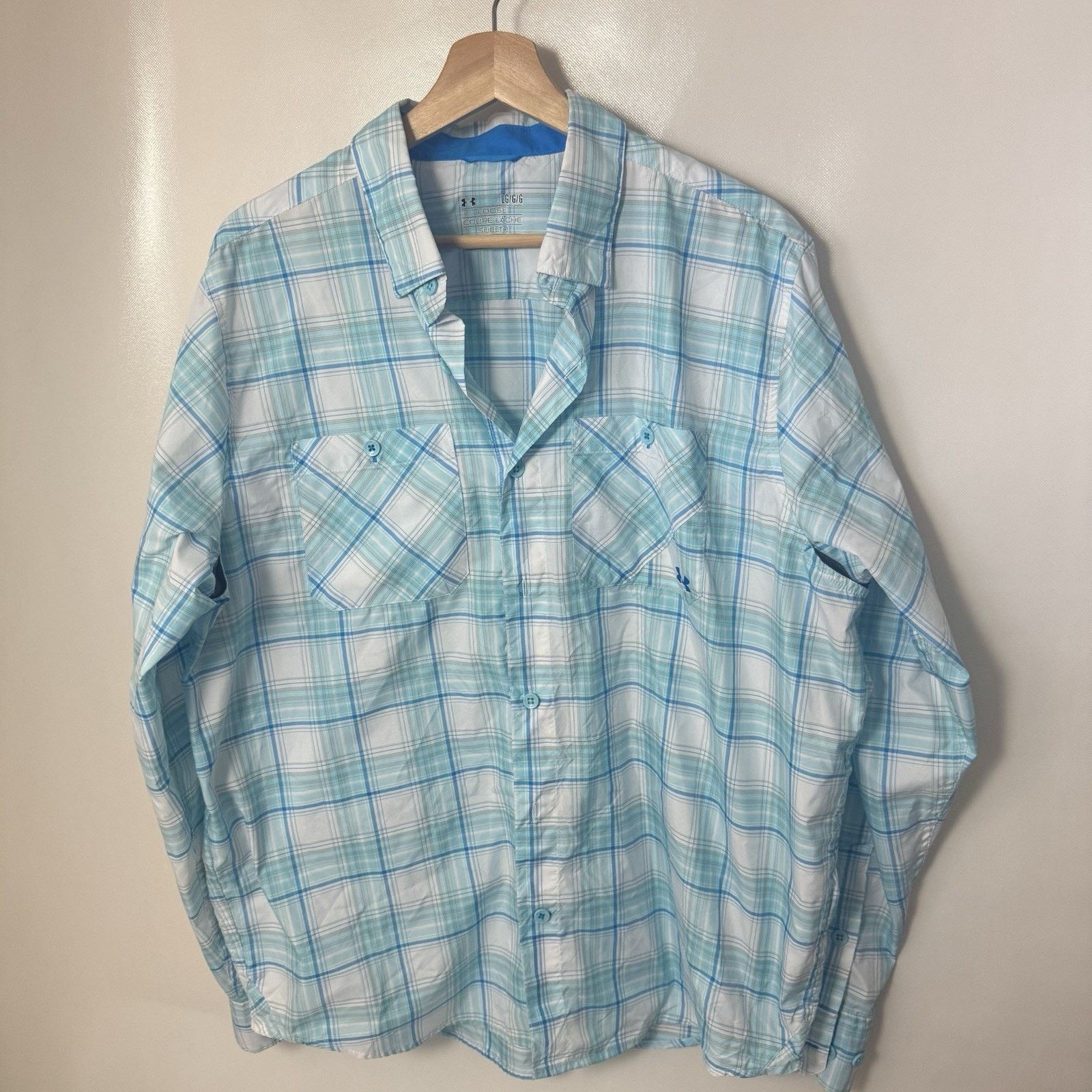Under Armour Under Armour Shirt Blue Chesapeake Fishing UA HeatGear Golf Size US L / EU 52-54 / 3 - 2 Thumbnail