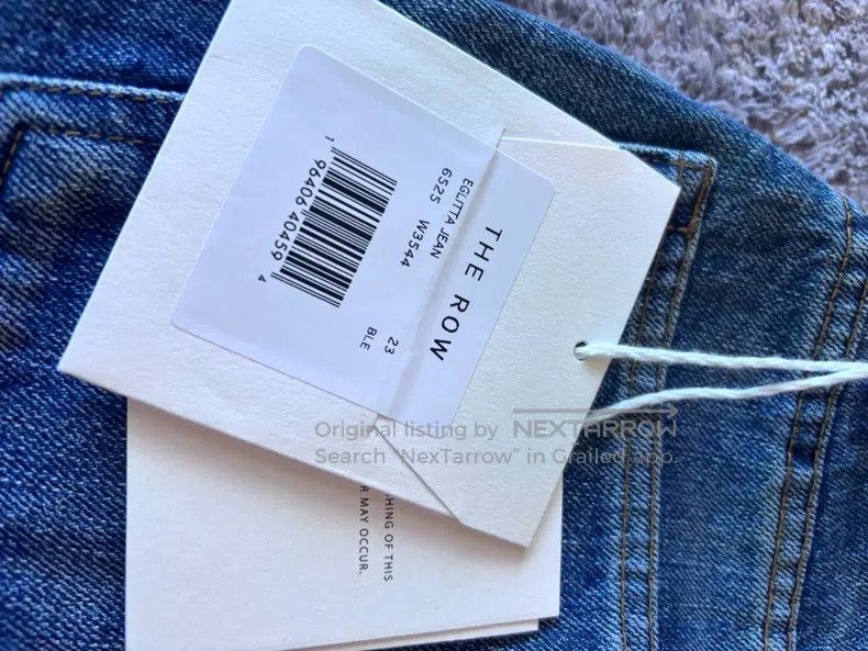 The Row The row size 23 Blue Straight Leg Jeans Size 23" - 5 Thumbnail