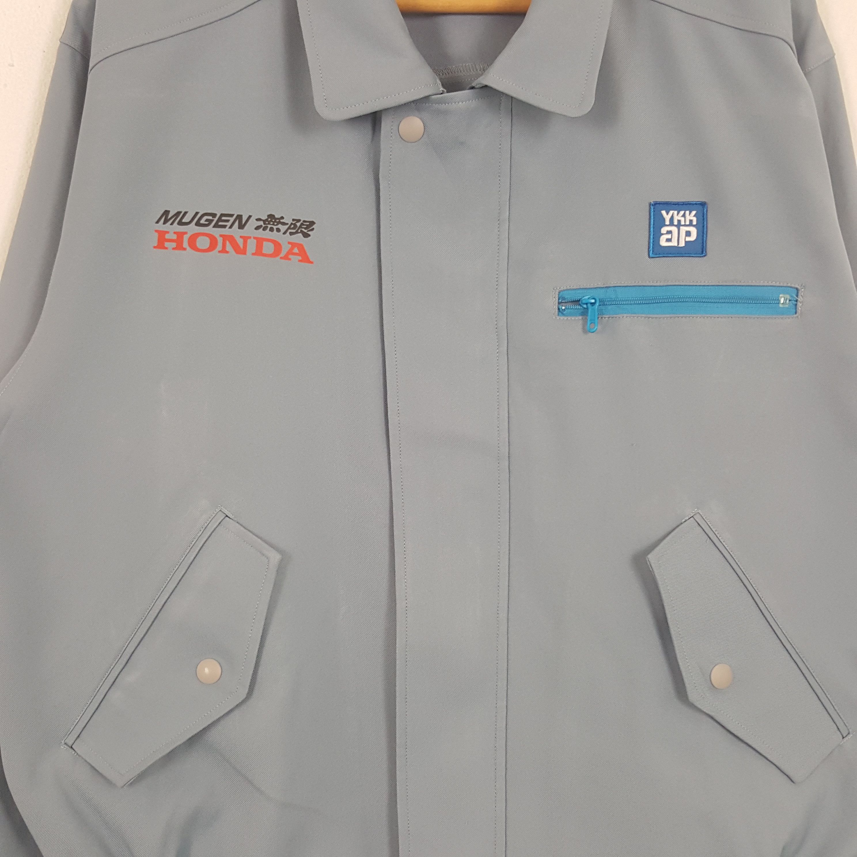 Honda × Japanese Brand × Vintage Vintage Mugen Honda Japanese Racing Team Custom Art Jacket Size US L / EU 52-54 / 3 - 4 Thumbnail