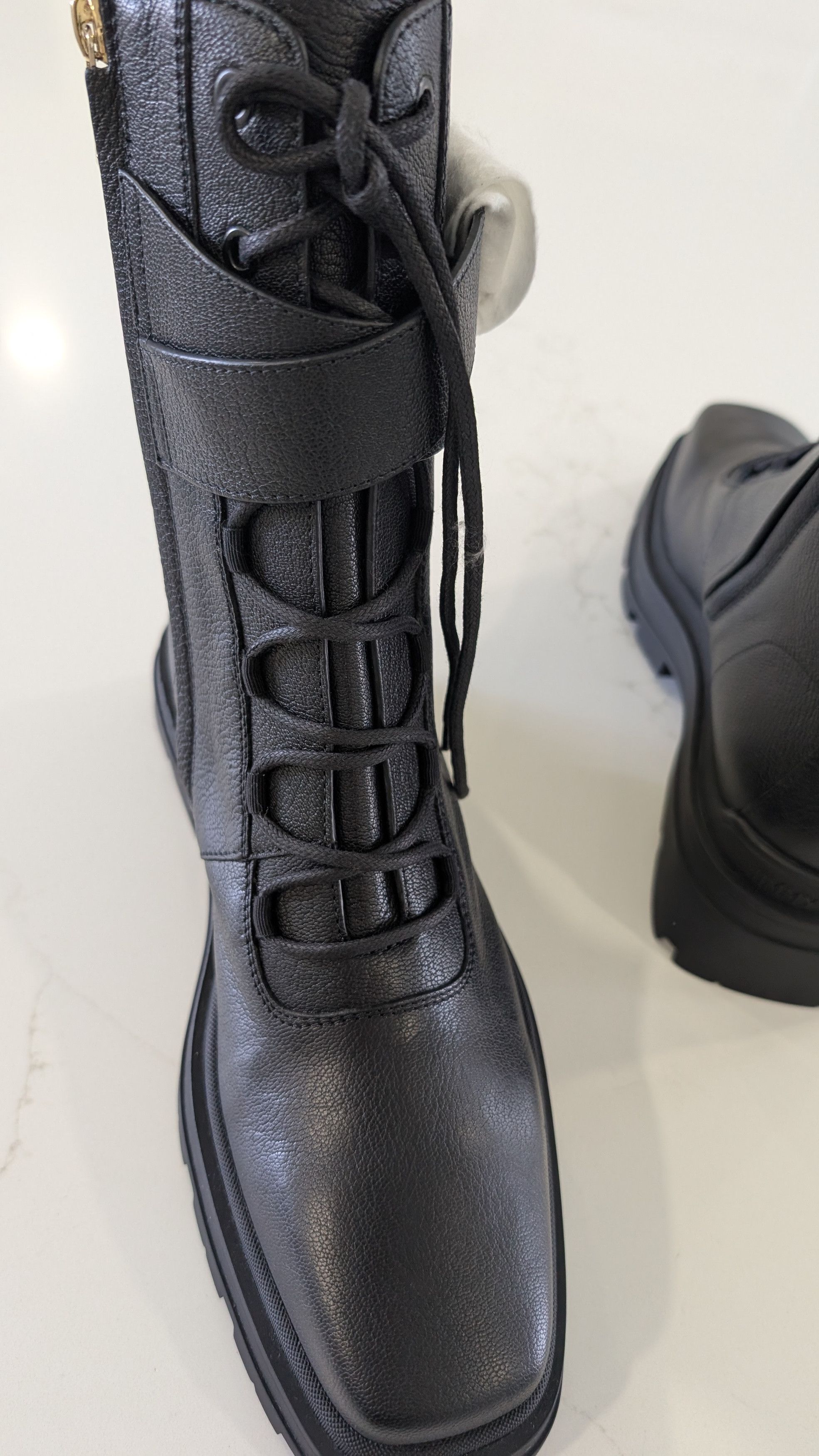 Jimmy Choo Jimmy Choo Noemi 45 Leather Pearl Combat Size 41.5 Boots Size US 11 / IT 41 - 20 Thumbnail