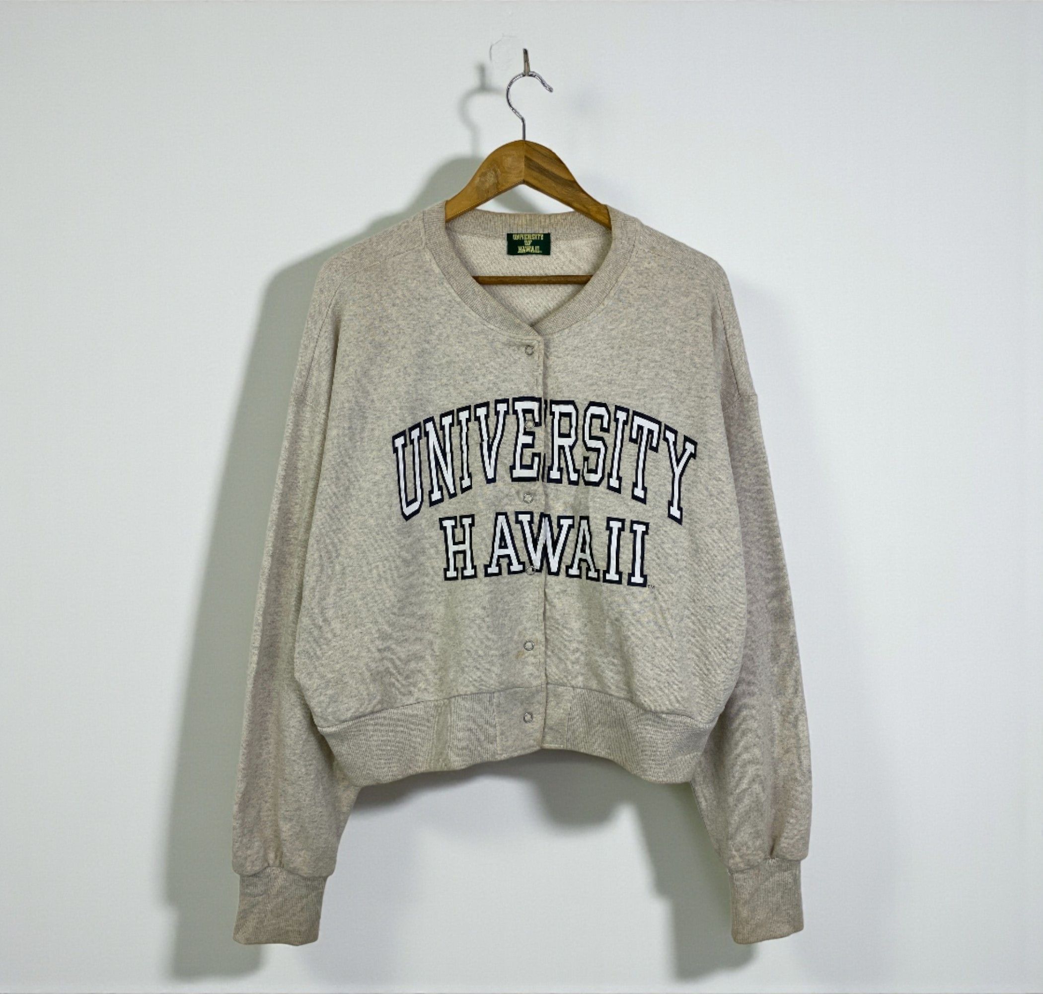 Vintage Vintage University Of Hawaii Button Up Sweatshirt SH0253 Size US L / EU 52-54 / 3 - 1 Thumbnail