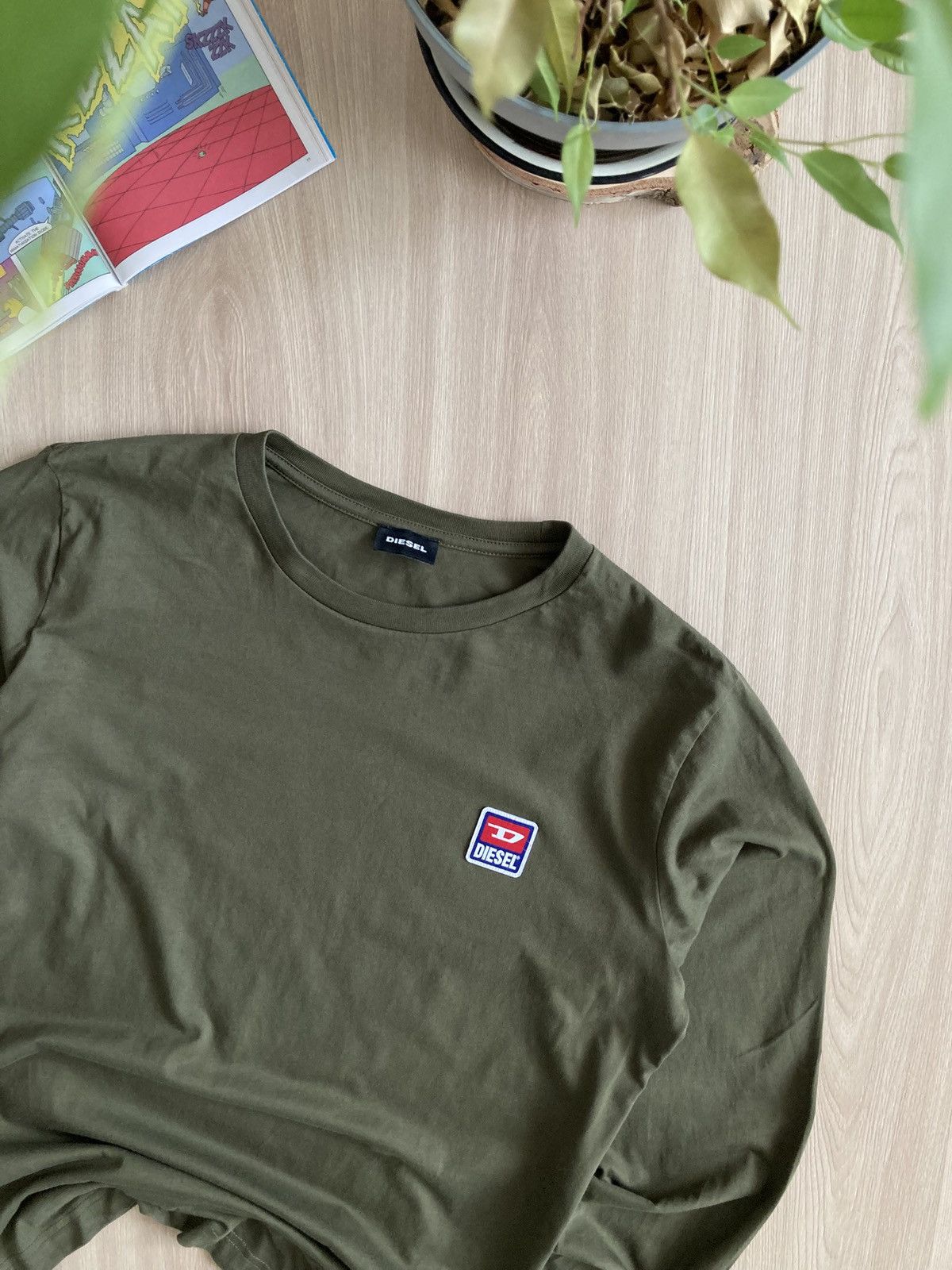 Diesel Vintage Diesel Long Sleeve Logo 90s Shirt Size US L / EU 52-54 / 3 - 5 Thumbnail