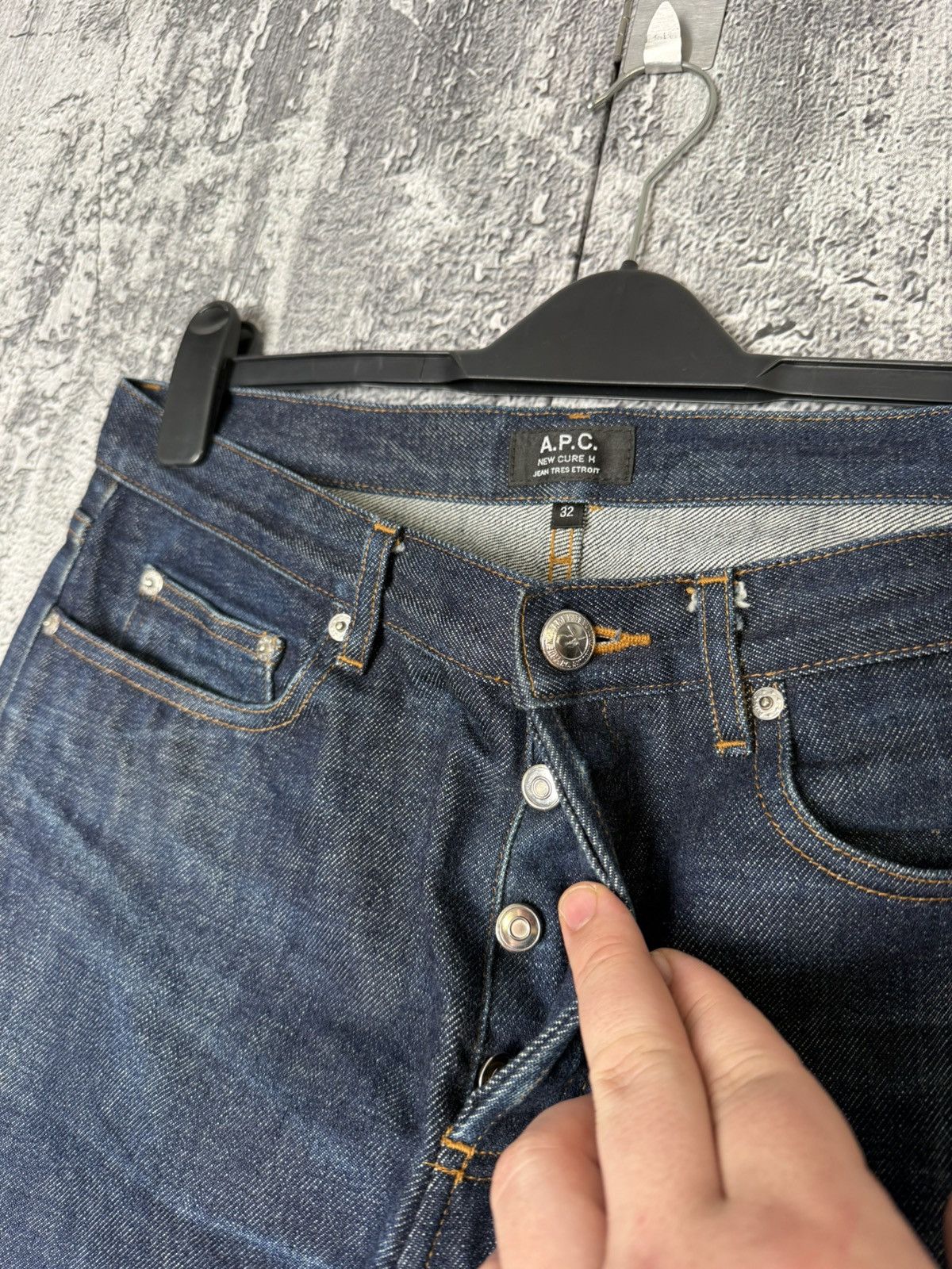 APC Selvedge Jeans Dark Blue A.P.C. Japanese Denim Pants