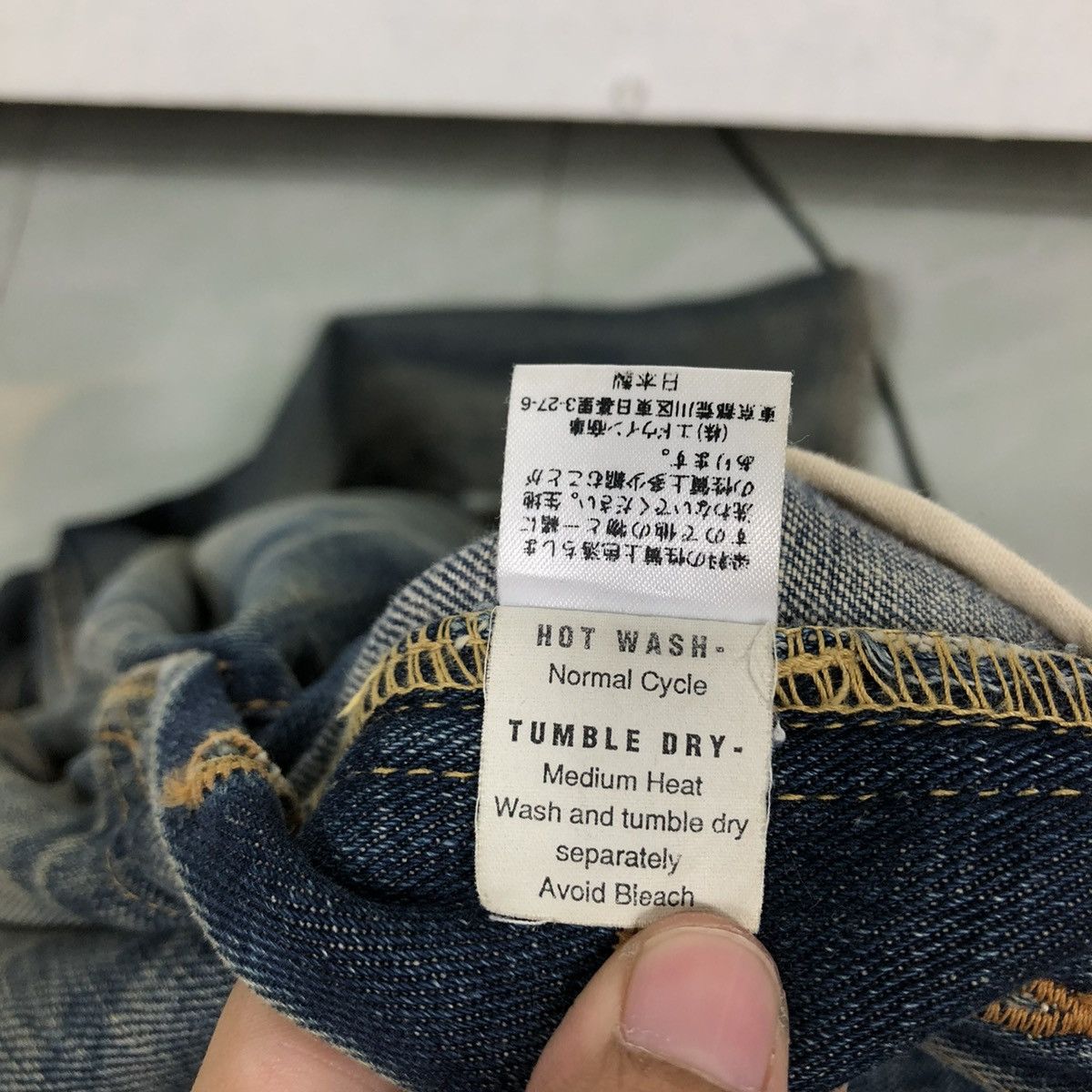 Japanese Brand 🔥VINTAGE DENIM JEANS LEE UNION MADE SANFORIZED Size US 30 / EU 46 - 19 Thumbnail