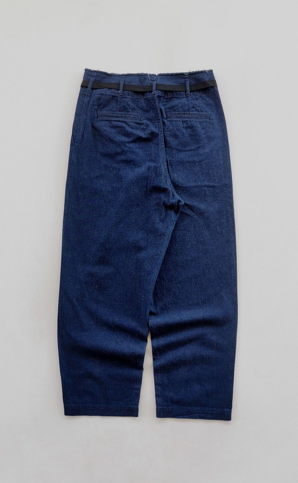 Johnbull Johnbull Japan ZP168 Wrap Denim Trousers Size 32" / US 10 / IT 46 - 4 Thumbnail