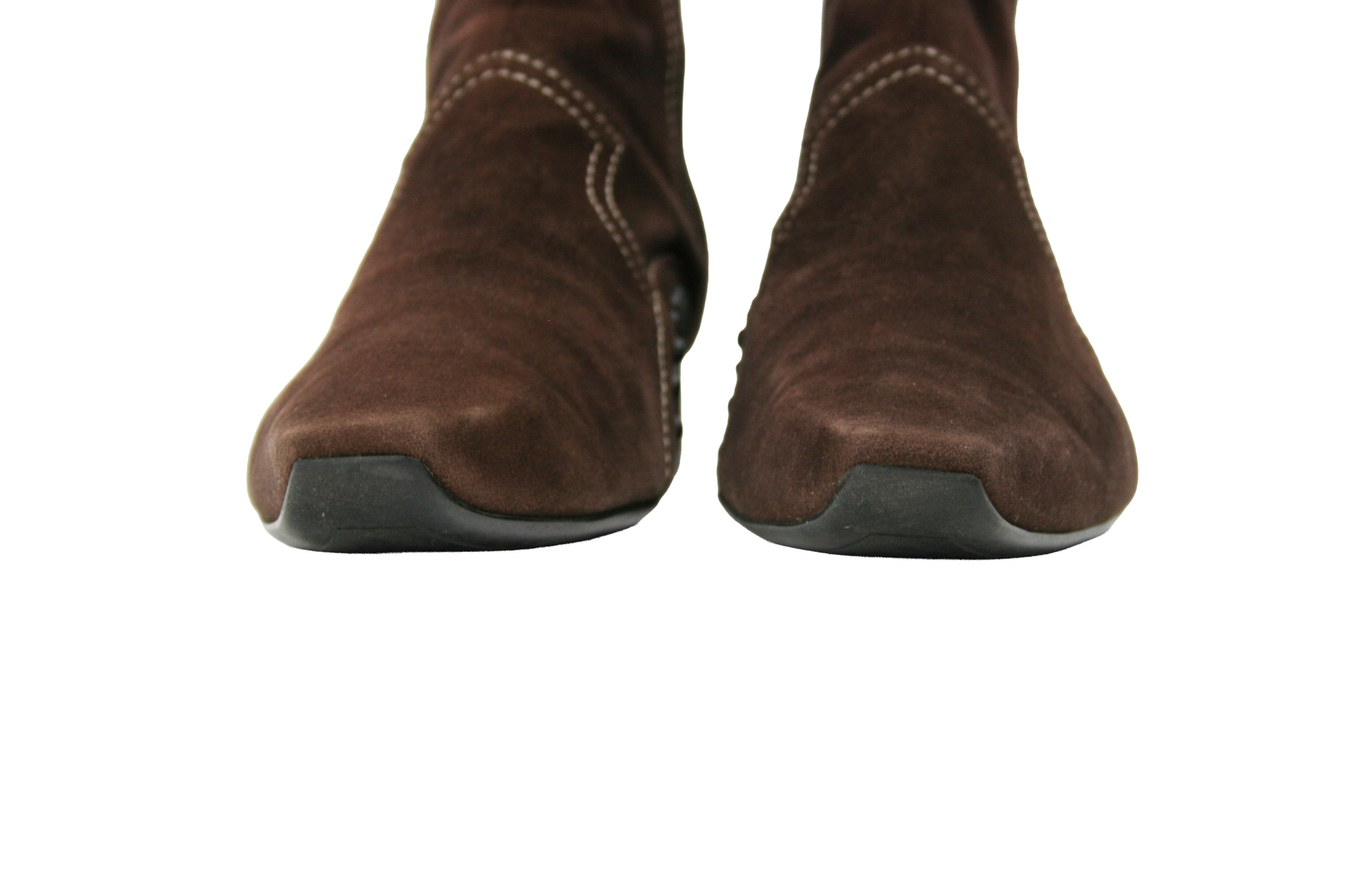 Tod's Chelsea Biker Heeled Ankle Boots Y2K Size US 9.5 / IT 39.5 - 4 Thumbnail