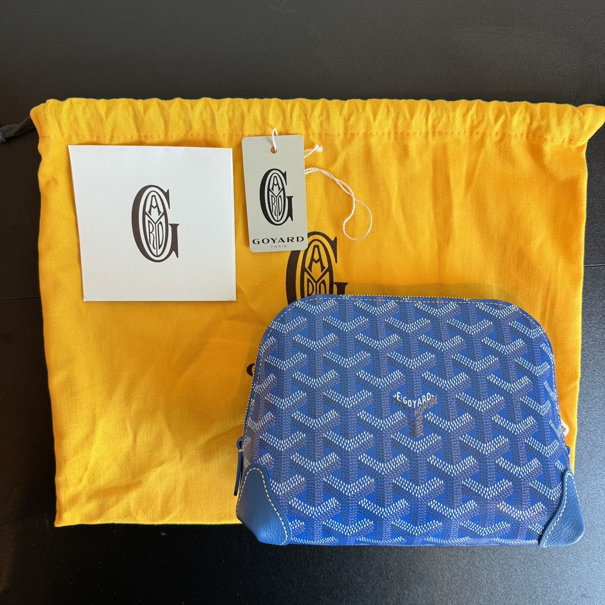 Goyard Goyard Goyardine Trousse A Maquillage Vendome Mini Pouch Size ONE SIZE - 7 Thumbnail
