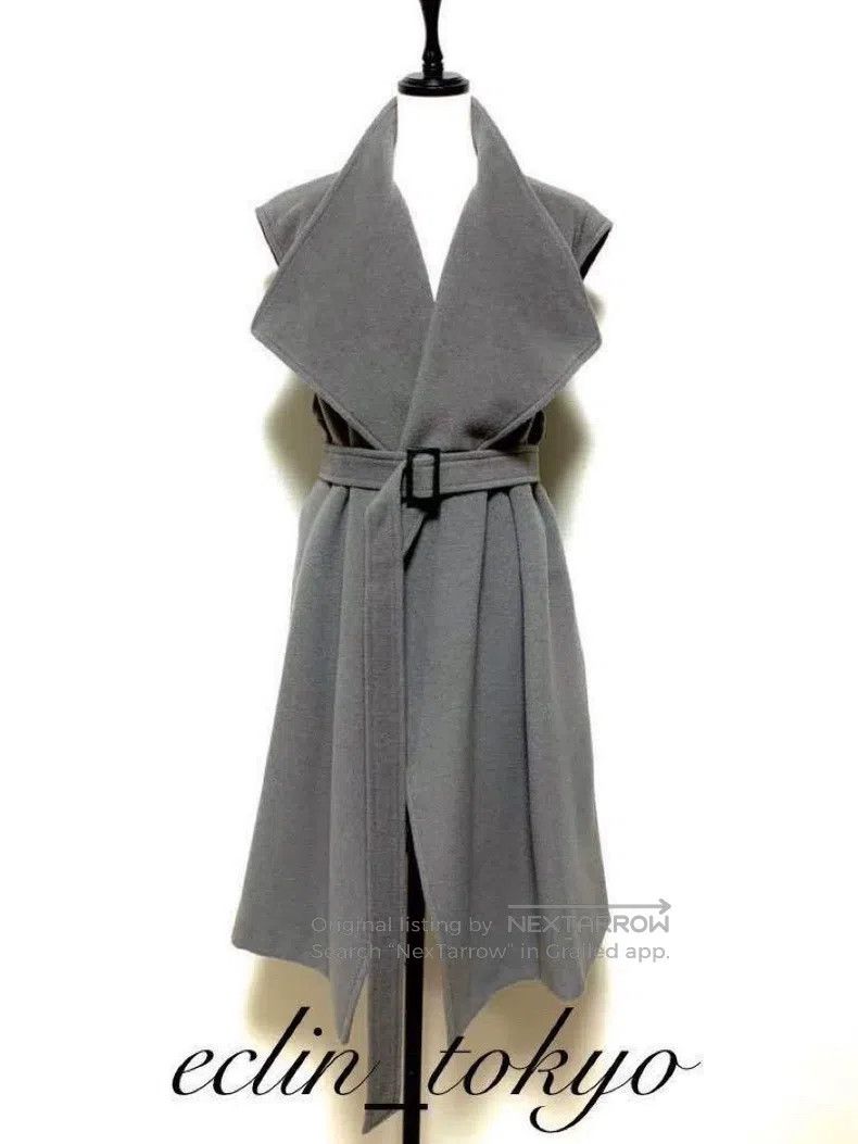 Hermes Hermes Long cashmere sleeveless coat Size M / US 6-8 / IT 42-44 - 2 Thumbnail