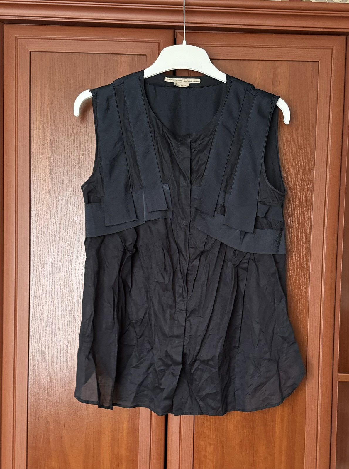 Marithe + Francois Girbaud Marithe Francois Girbaud I42/F38 Avantgarde blouse tank top Size M / US 6-8 / IT 42-44 - 13 Thumbnail