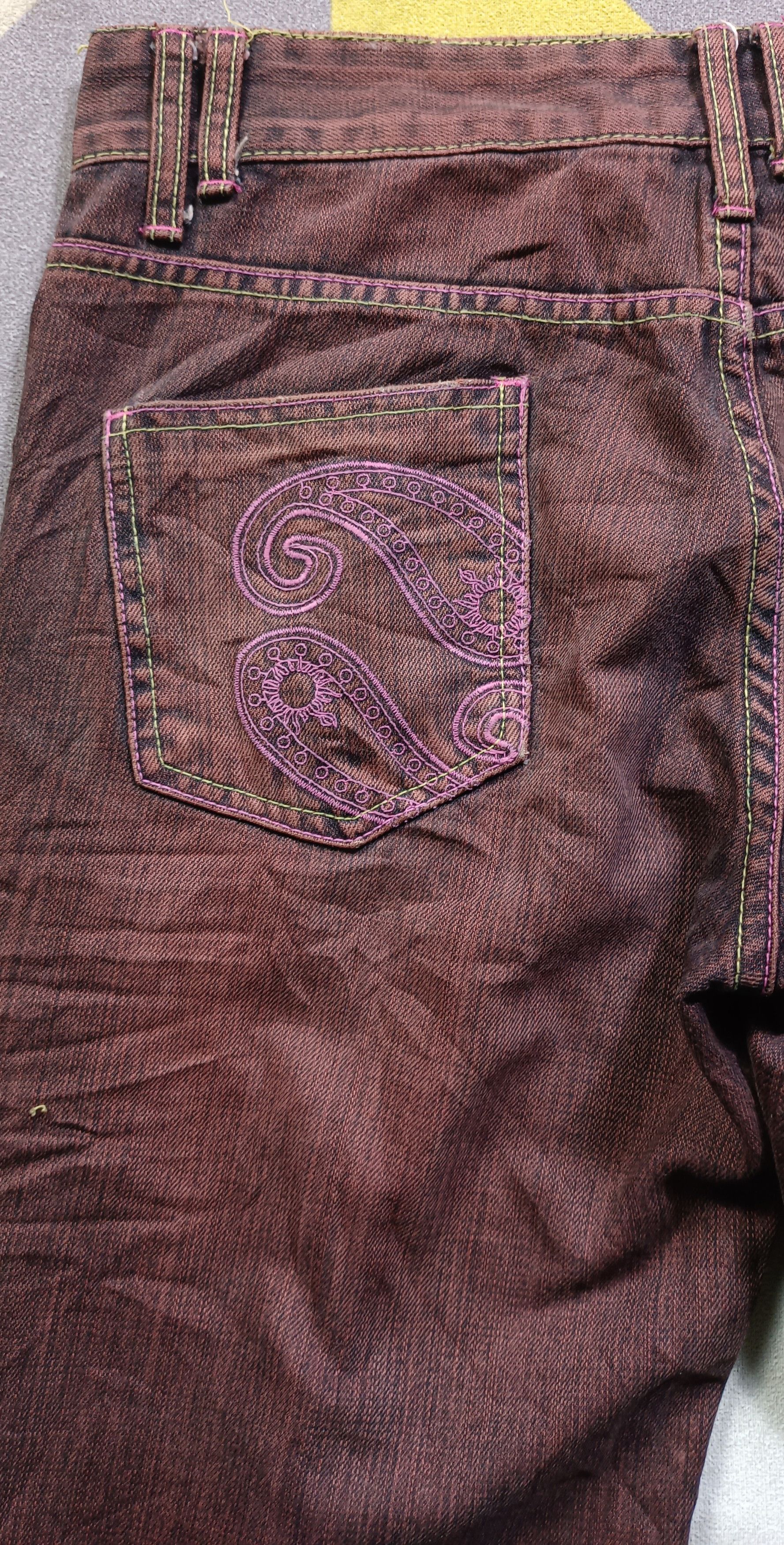 GOSTAR DE FUGA 💥FLARE💥ARCHIVAL FUGA Sick Natural Fades Flare Denim Size US 32 / EU 48 - 11 Thumbnail