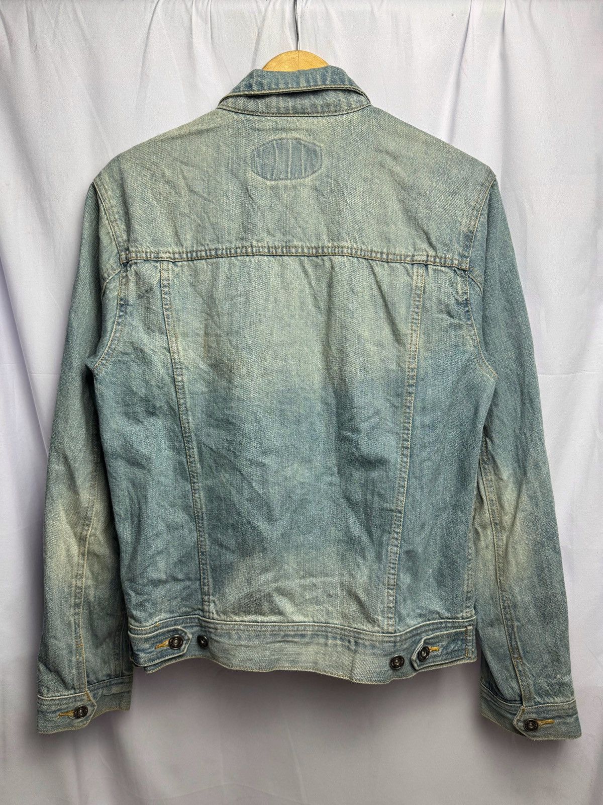 Japanese Brand Japanese Ballow Washed Denim Jacket Vintage Size US M / EU 48-50 / 2 - 3 Thumbnail