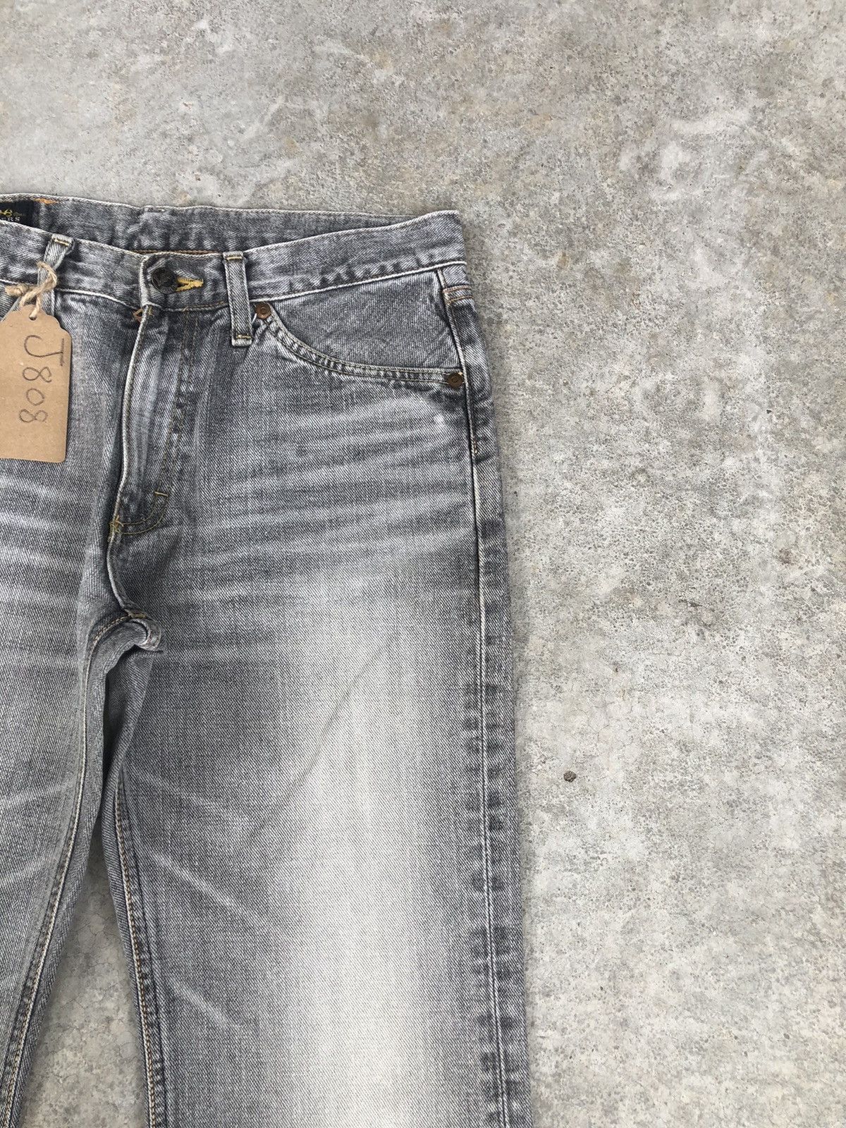 If Six Was Nine Japanese Lee Flared Jeans Distressed Jeans Size US 31 - 5 Thumbnail
