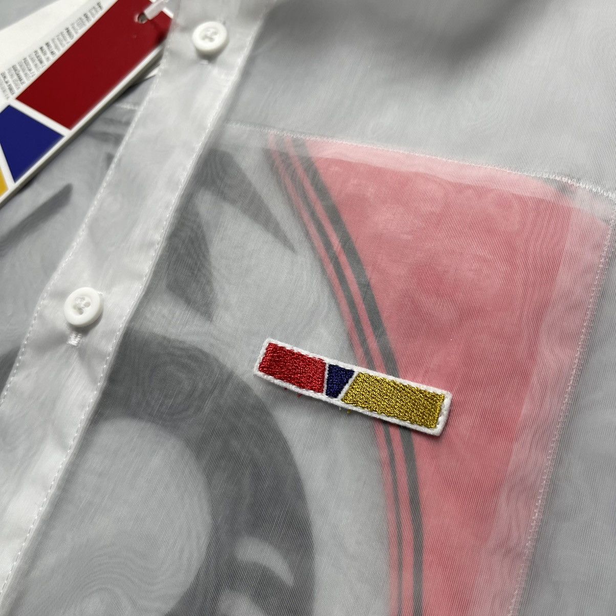 Pyer Moss × Reebok × Vintage PYER MOSS x REEBOK FETCHING BIRD TRANSPARENT SHIRT GE4160 Size M / US 6-8 / IT 42-44 - 4 Thumbnail