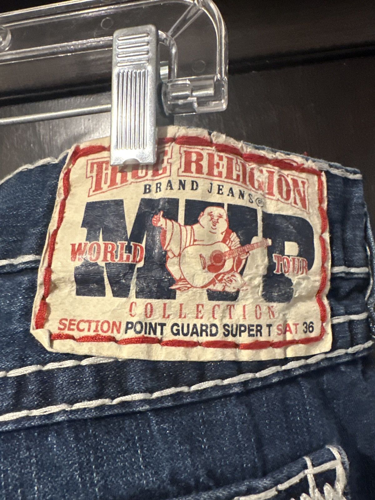 True Religion True Religion Brand Jeans (Thick Stiching) Size US 40 / EU 56 - 3 Thumbnail