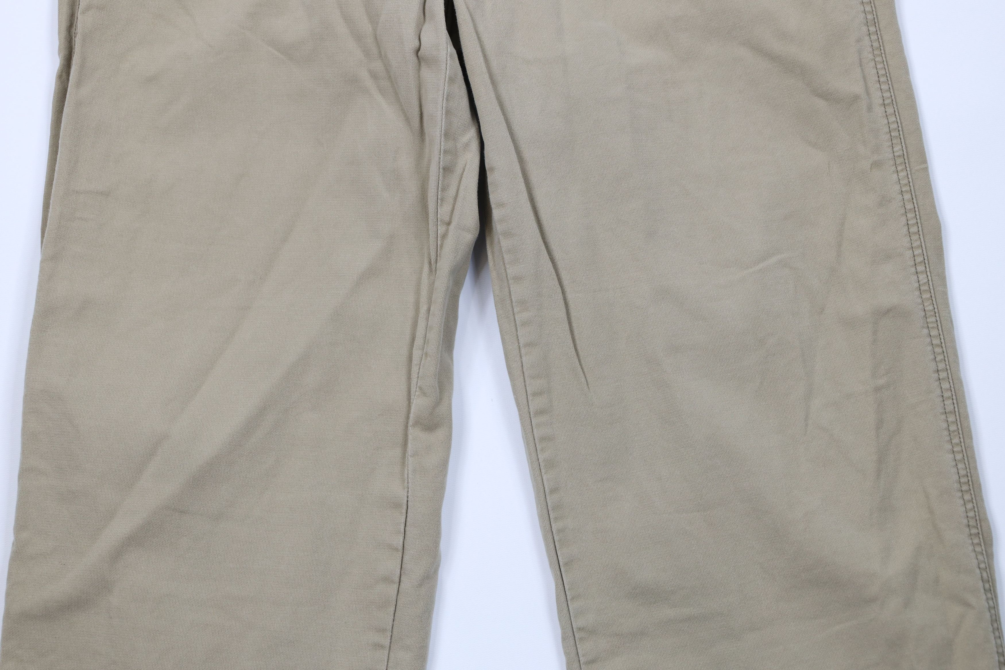 Express Vintage Y2K Express Baggy Fit Wide Leg Dungaree Pants Beige Size US 34 / EU 50 - 3 Thumbnail