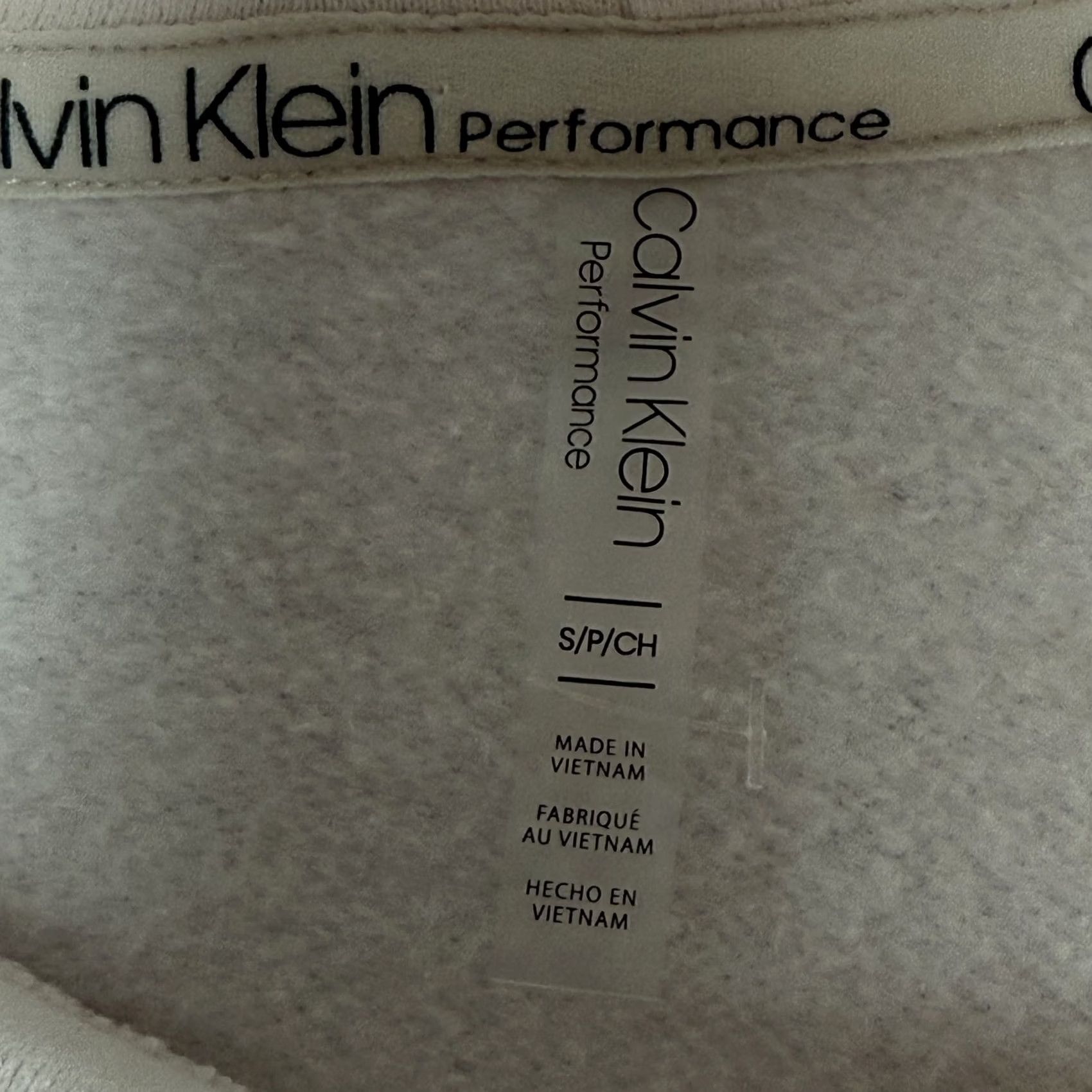 Calvin Klein Calvin Klein Performance Pullover Womens Small Pink Funnel Neck Sweatshirt Logo Size S / US 4 / IT 40 - 6 Thumbnail