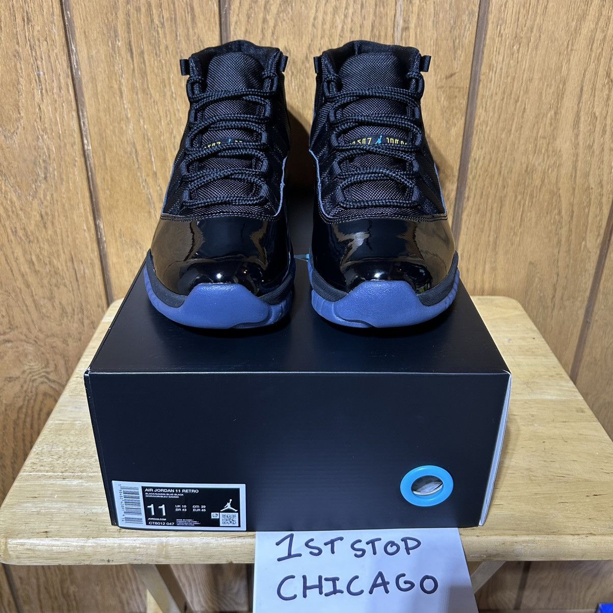 Jordan Brand Nike Air Jordan 11 Retro Gamma Blue 2025 CT8012-047 Mens 11 Size US 11 / EU 44 - 2 Thumbnail