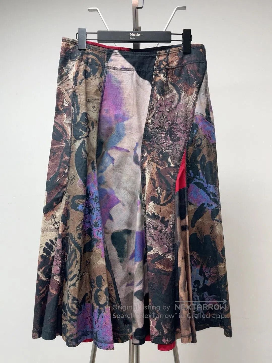 Issey Miyake 2002SS Patchwork Skirt.