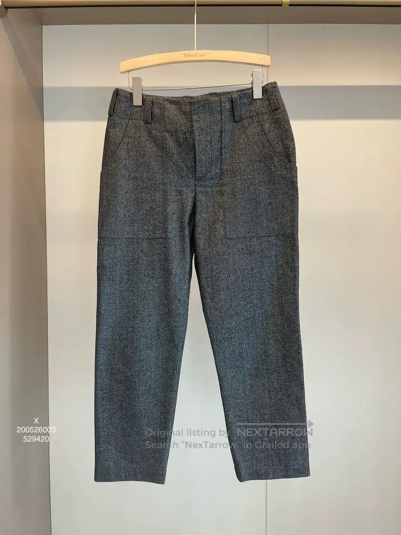Brunello Cucinelli Brunello Cucinelli Dark Gray Cotton Casual Pants Size 26" / US 2 / IT 38 - 1 Thumbnail