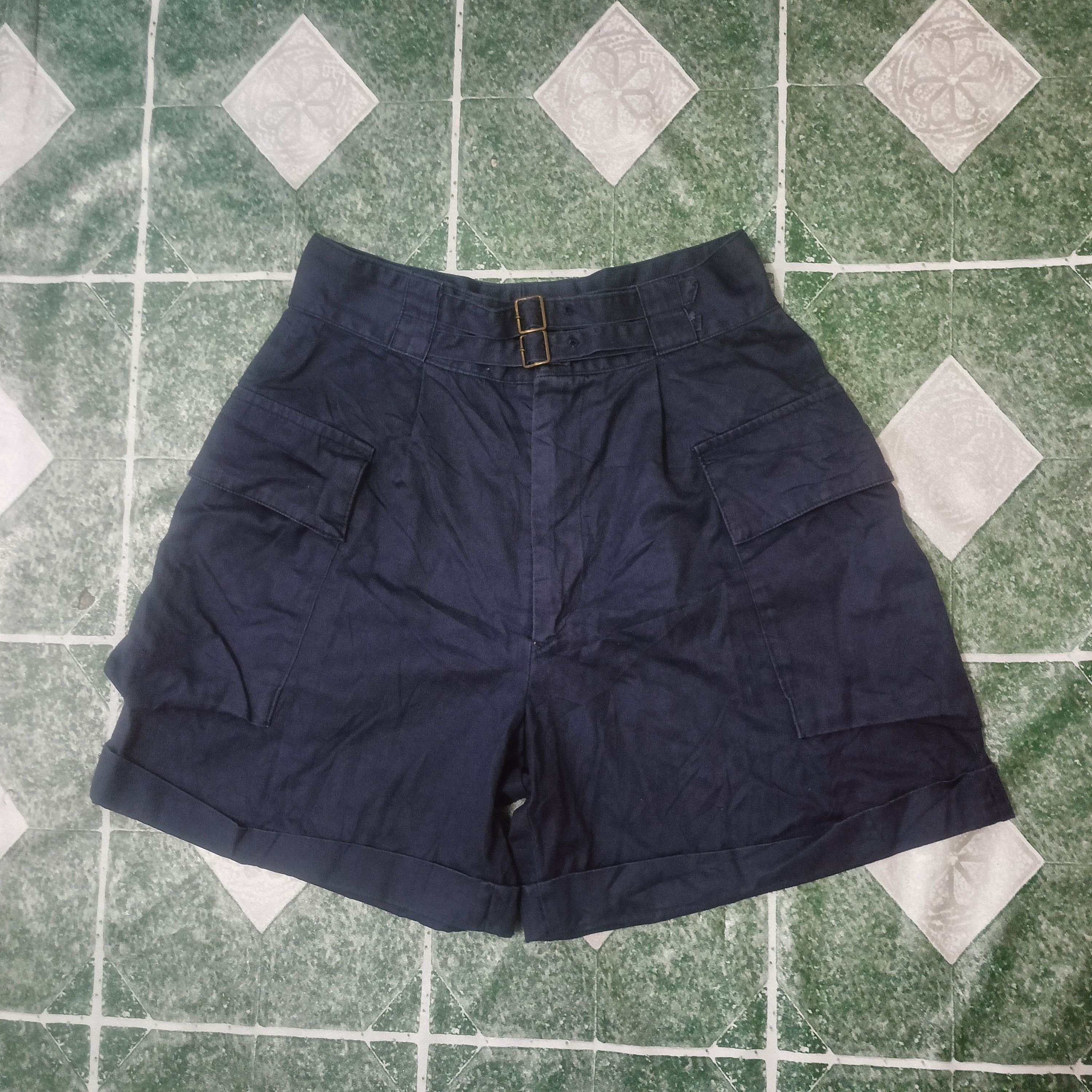 image of Yohji Yamamoto x YS For Men Y's For Men Short Pants in Navy Blue (Size 29)