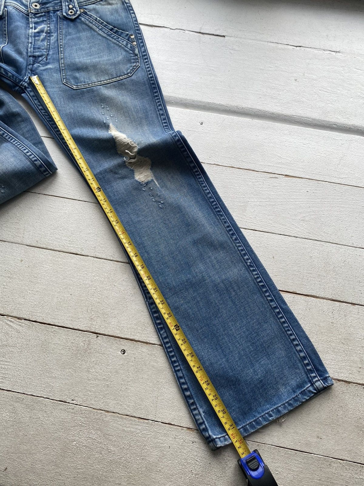 Diesel Diesel Vintage 90s Distressed Workwear Jeans Utility Denim Size US 30 / EU 46 - 15 Thumbnail