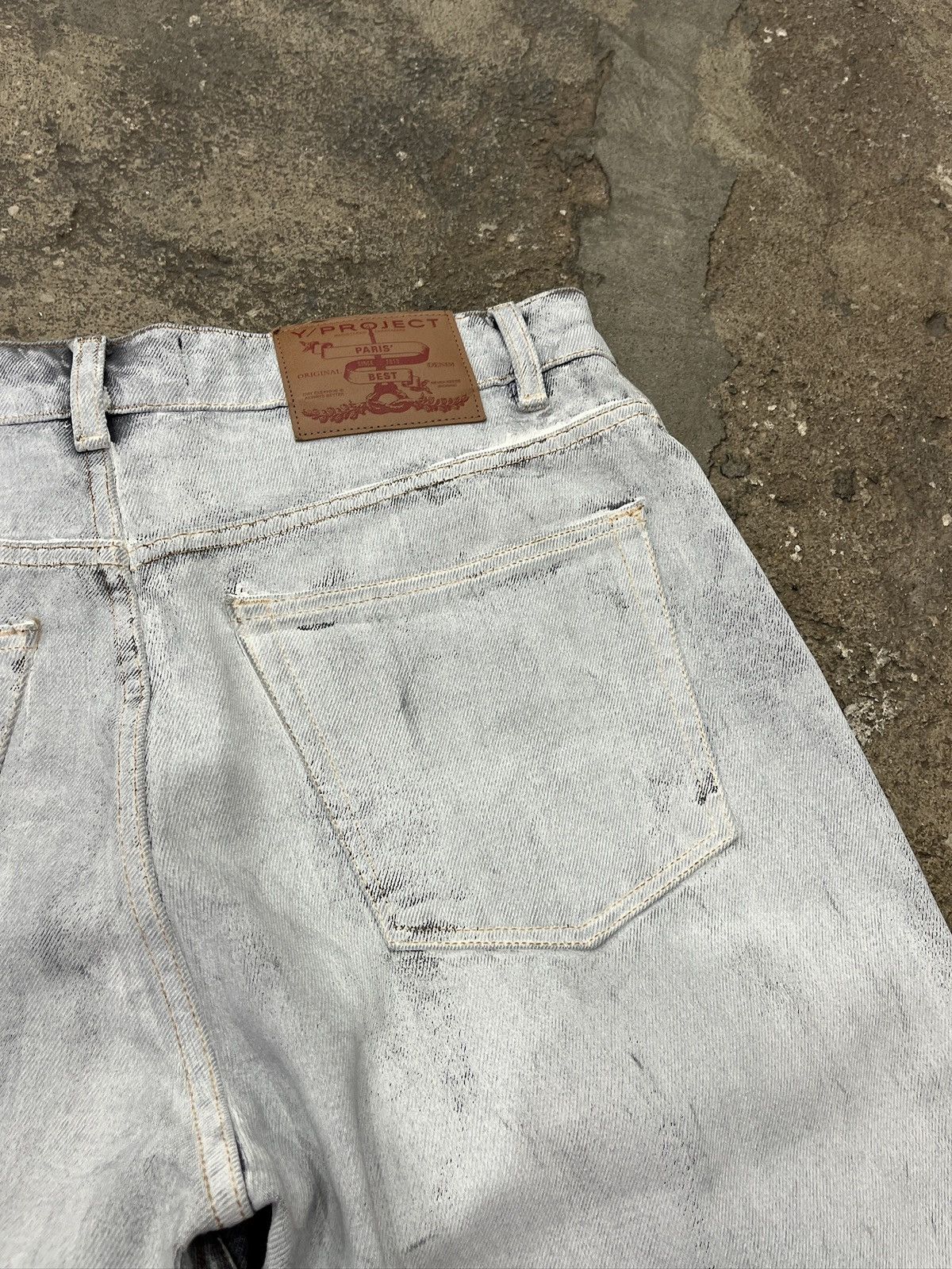 Y/Project Y/Project SS25 Painted Tudor Jeans (unisex) Size US 32 / EU 48 - 6 Thumbnail