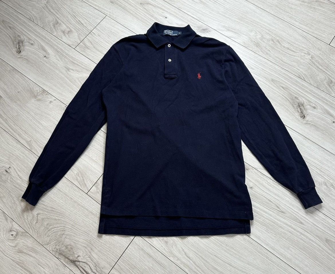 Polo Ralph Lauren × Ralph Lauren × Vintage Vintage Polo Ralph Lauren Striped Long Sleeve Rare rugby Size US S / EU 44-46 / 1 - 1 Thumbnail