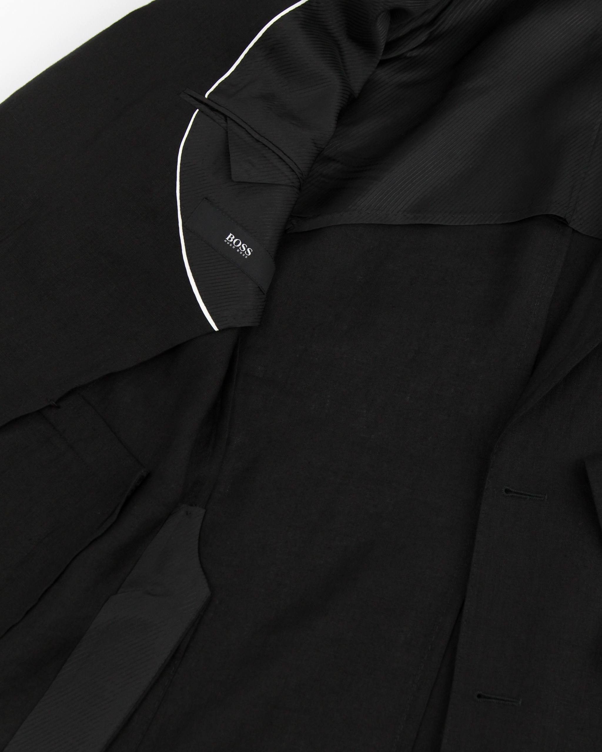 Hugo Boss HUGO BOSS Black linen jacket Size 46R - 9 Thumbnail