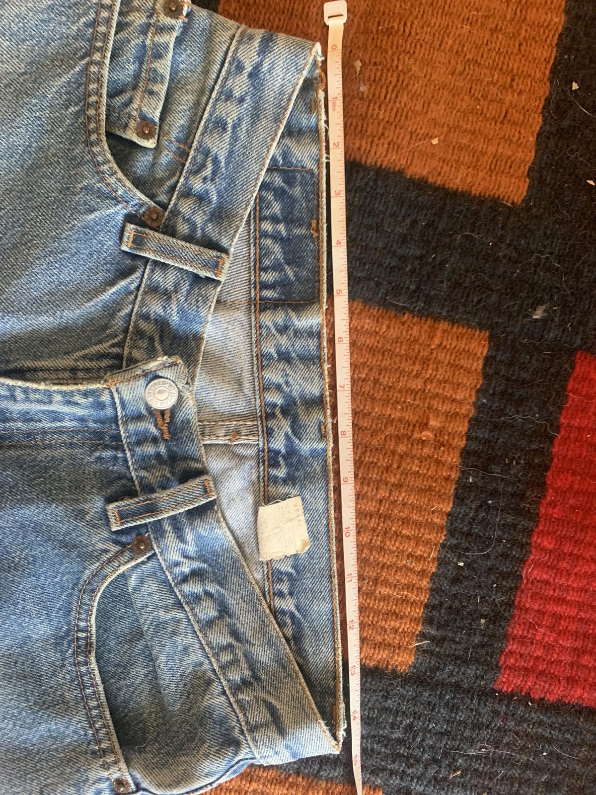 Levi's Vintage 80s Levi’s 517 patchwork denim Size US 29 - 7 Thumbnail