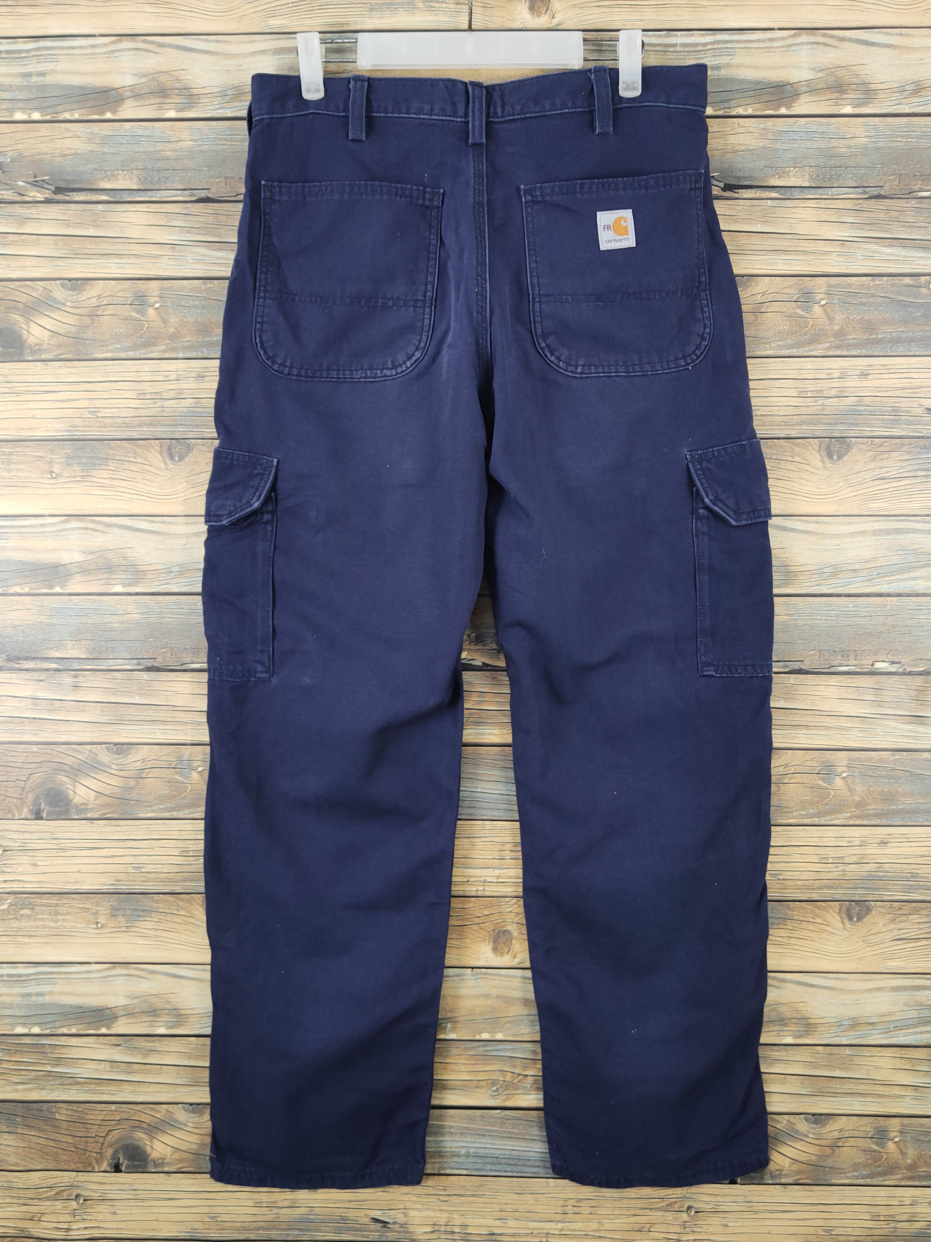 Carhartt DL FR Carhartt Navy Multipocket Tactical Cargo Pants #W1589 Size US 32 / EU 48 - 7 Thumbnail