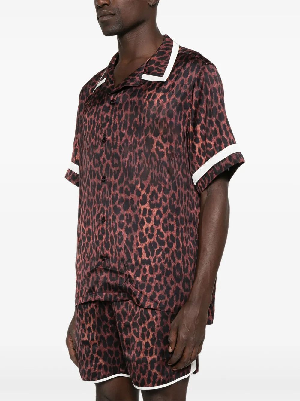 Other Leopard-Print Revere-Collar Shirt Size US L / EU 52-54 / 3 - 2 Thumbnail