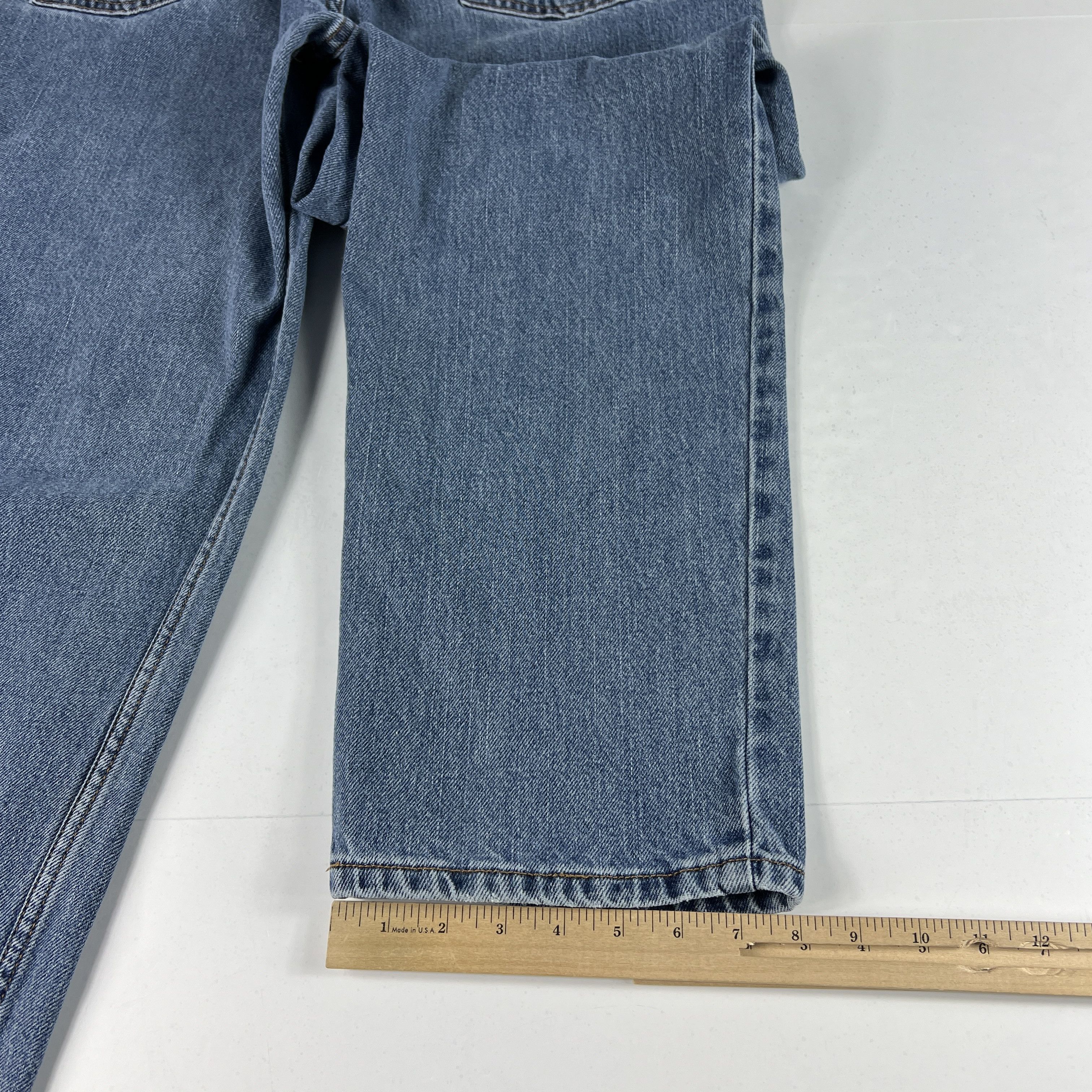 Levi's Y2K Levi's Jean 550 Relaxed Straight Blue Faded Cotton Denim Size US 34 / EU 50 - 15 Thumbnail