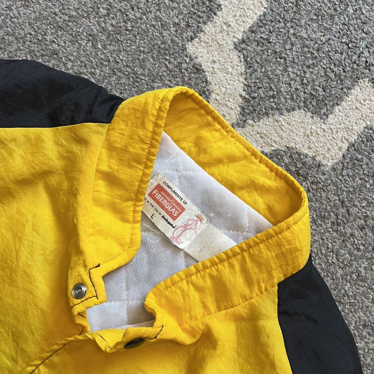 Vintage vintage pittsburgh steelers fiberglasss button up jacket Size US L / EU 52-54 / 3 - 3 Thumbnail