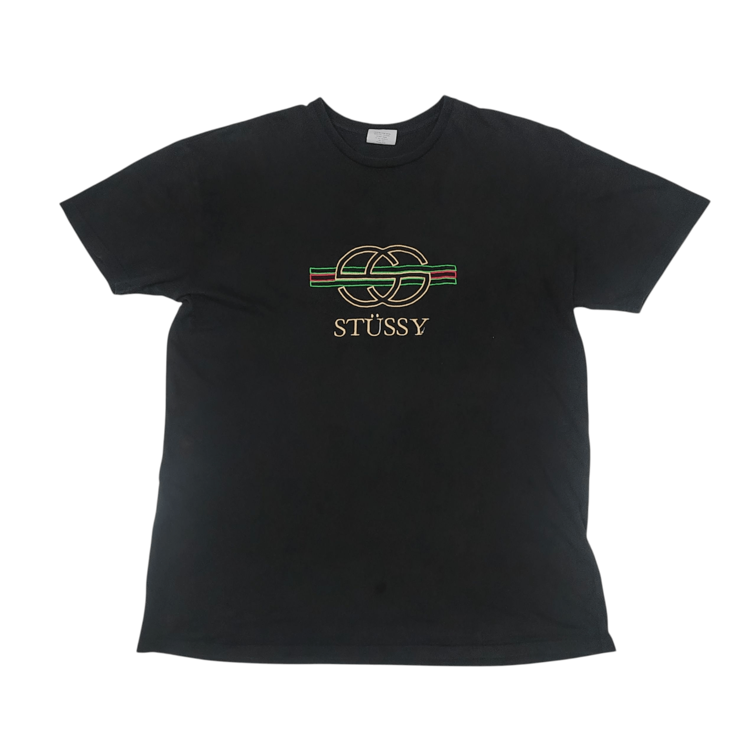 old stussy STUCCI USA製　Lサイズ 90's USA製 old stussy STUCCI Tシャツ ホワイト 白 - メルカリ