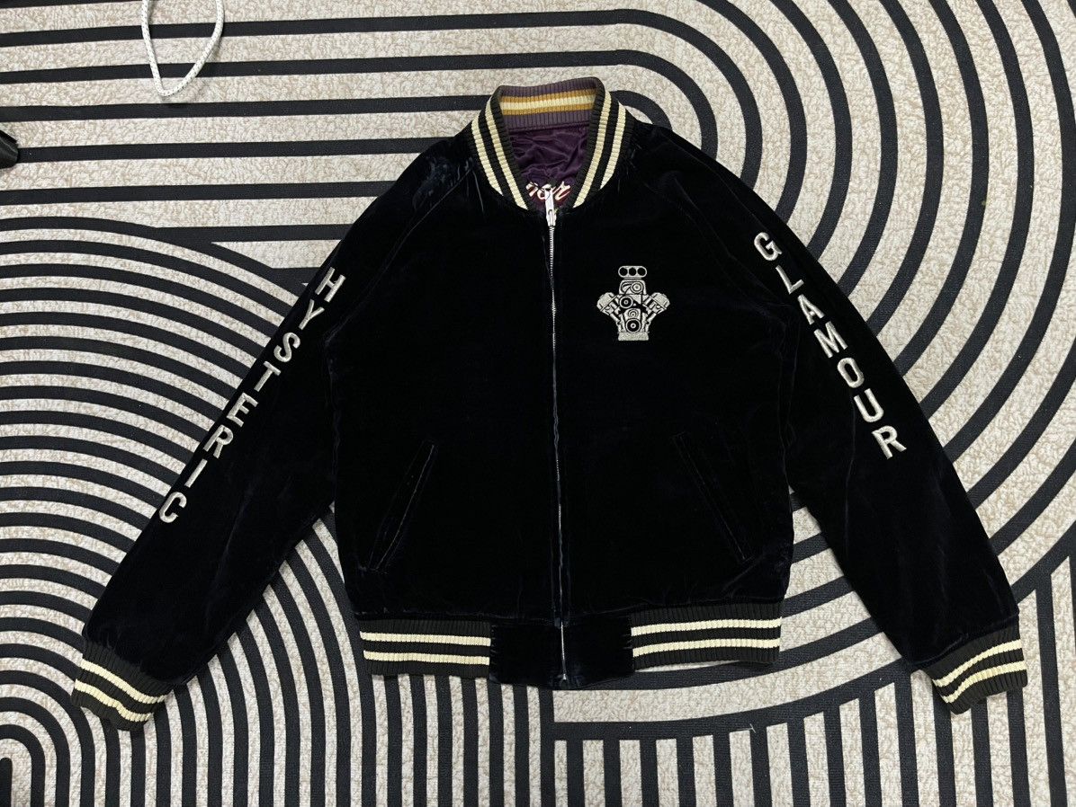 1990 HYSTERIC GLAMOUR SUKAJAN REVERSIBLE EMBROIDERED LOGO