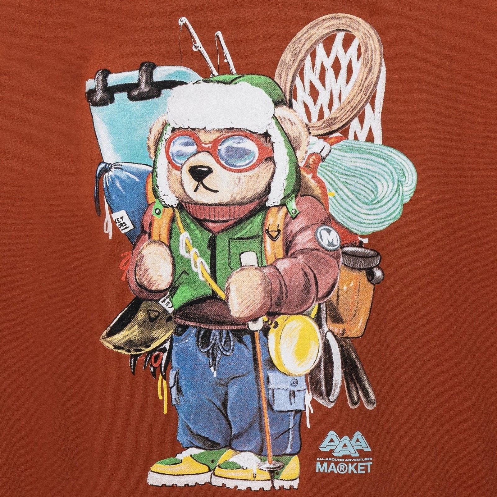 Other Chinatown Market Ultralight Bear Graphic T Shirt Orange 2XL Size US XXL / EU 58 / 5 - 2 Thumbnail