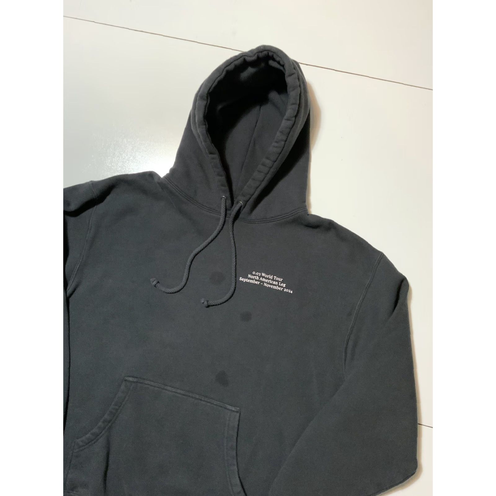 Vintage Wave To Earth Play With Earth 0.03 World Tour Official Merch Pullover Hoodie LG Gray Mens Large Size US L / EU 52-54 / 3 - 3 Thumbnail