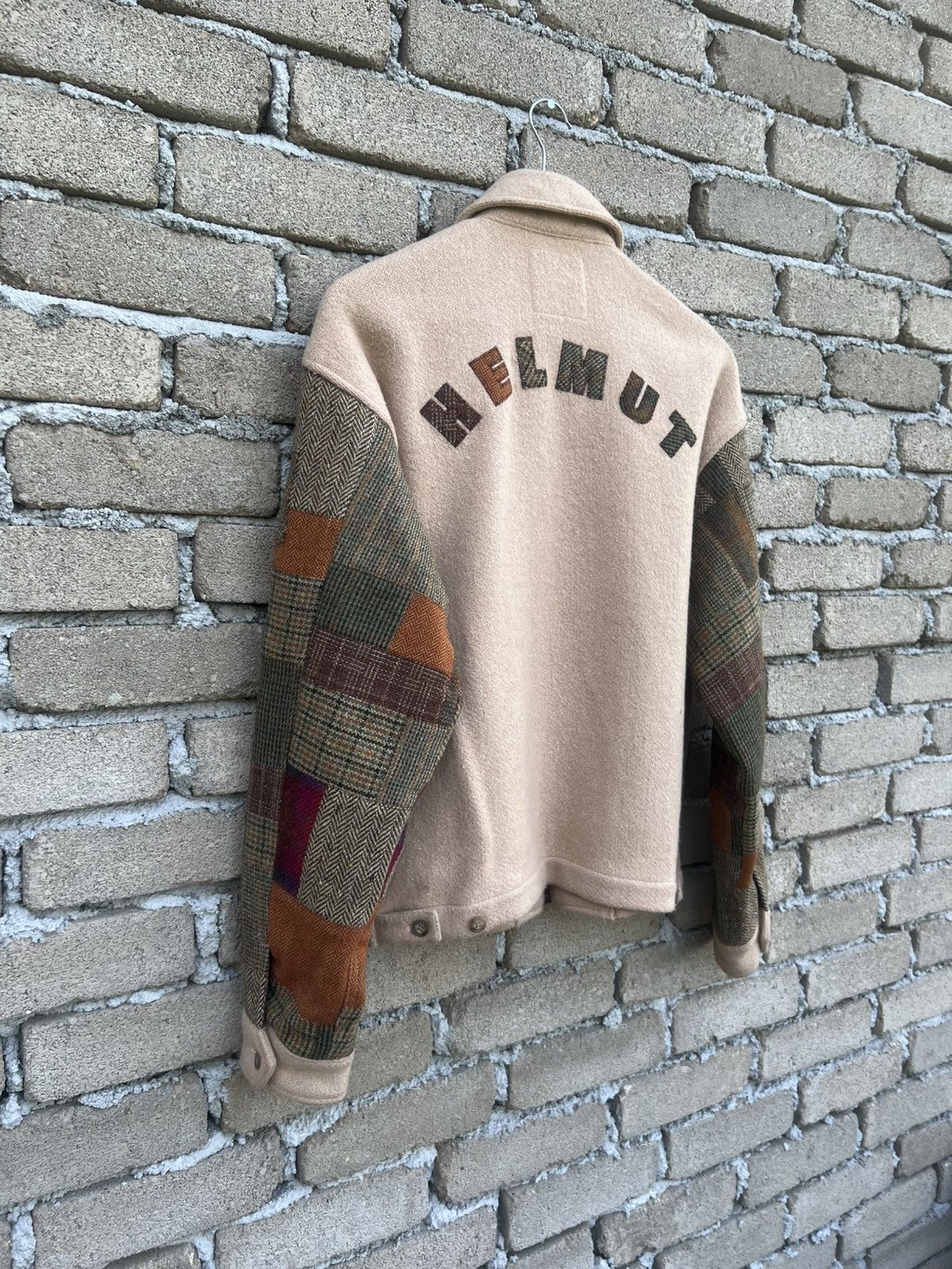 Karl Helmut Karl Helmut Wool Jacket Patchwork Sleeve Size US L / EU 52-54 / 3 - 8 Thumbnail