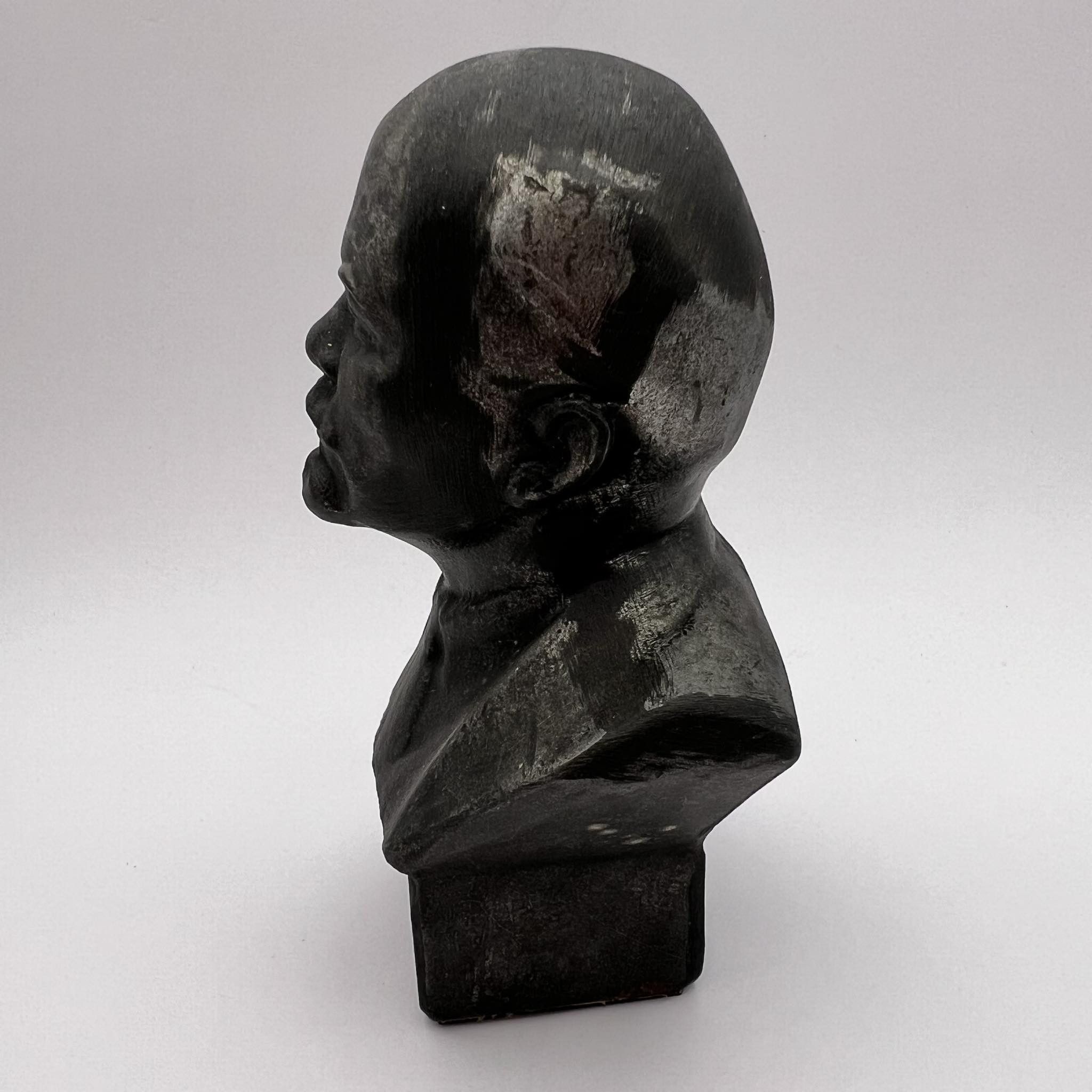 Vintage VINTAGE Cast Metal Lenin Bust FigureRussian Communist Leader Size ONE SIZE - 6 Thumbnail