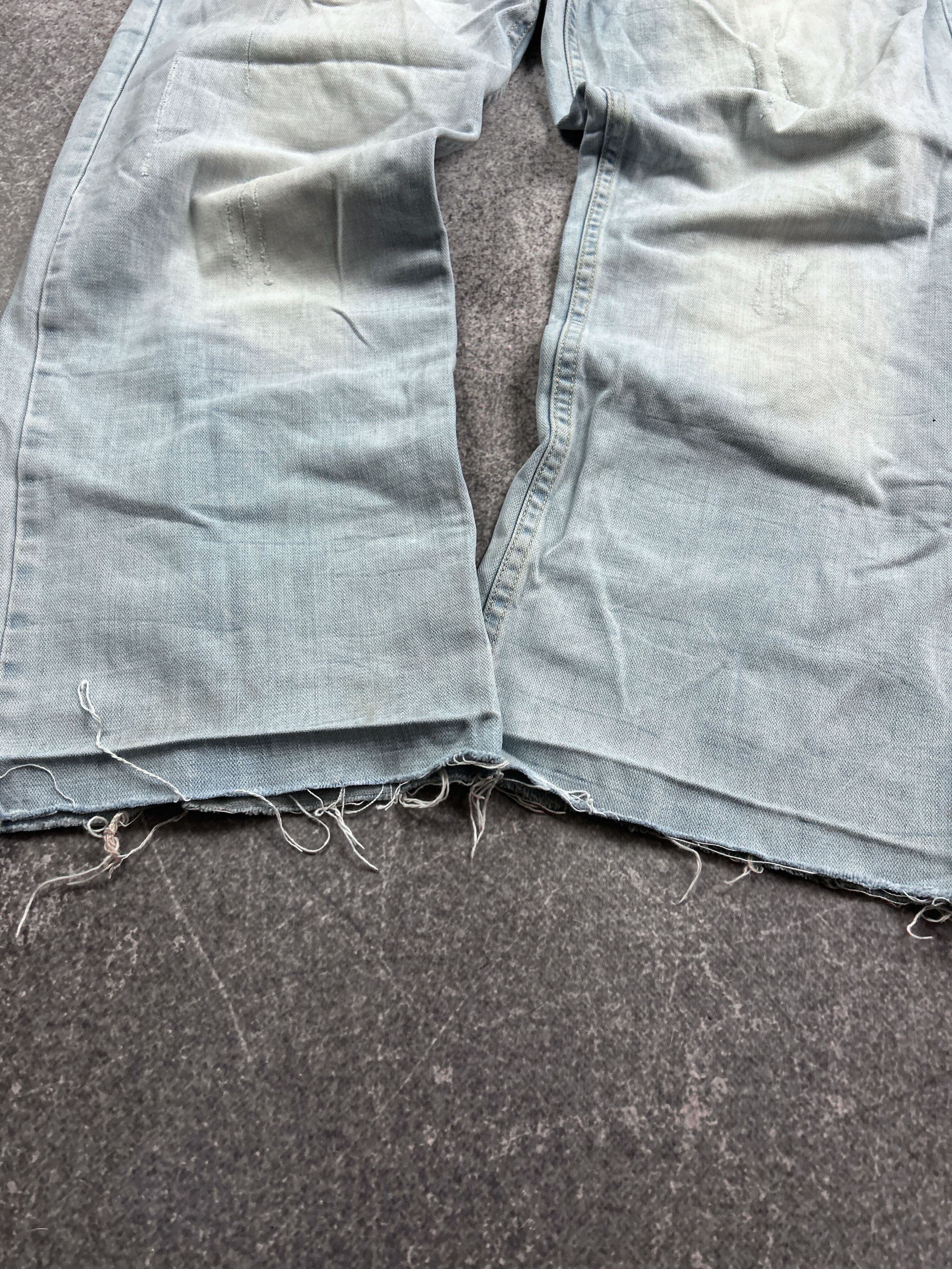 Other vtg Distressed Jeans Balenciaga Rick Owens Style 90s Size US 32 / EU 48 - 3 Thumbnail